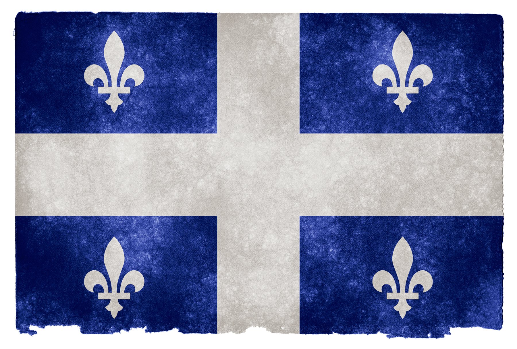 Free photo: Quebec Grunge Flag, Rock, Lys