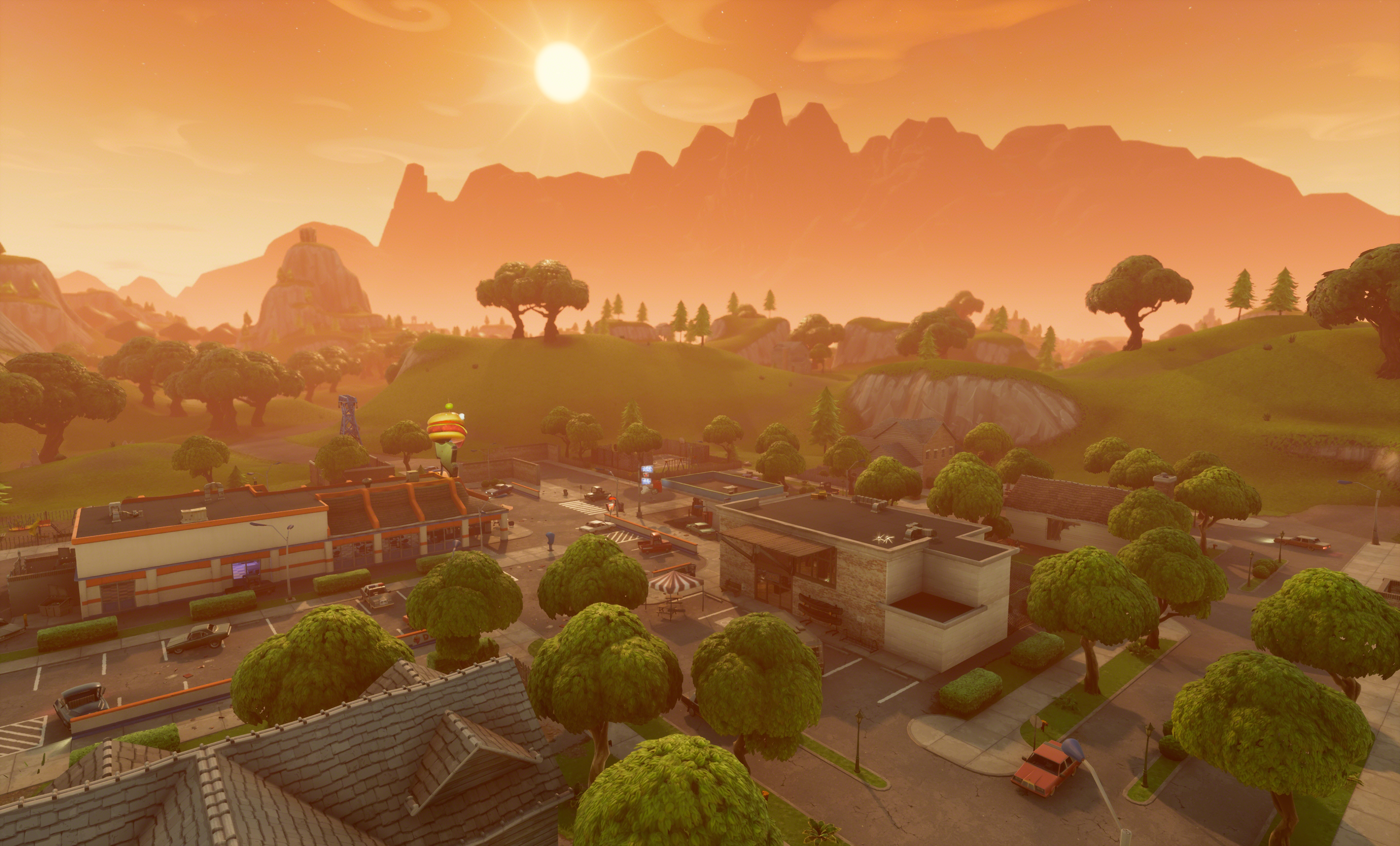 Tilted Towers Fortnite Wallpaper