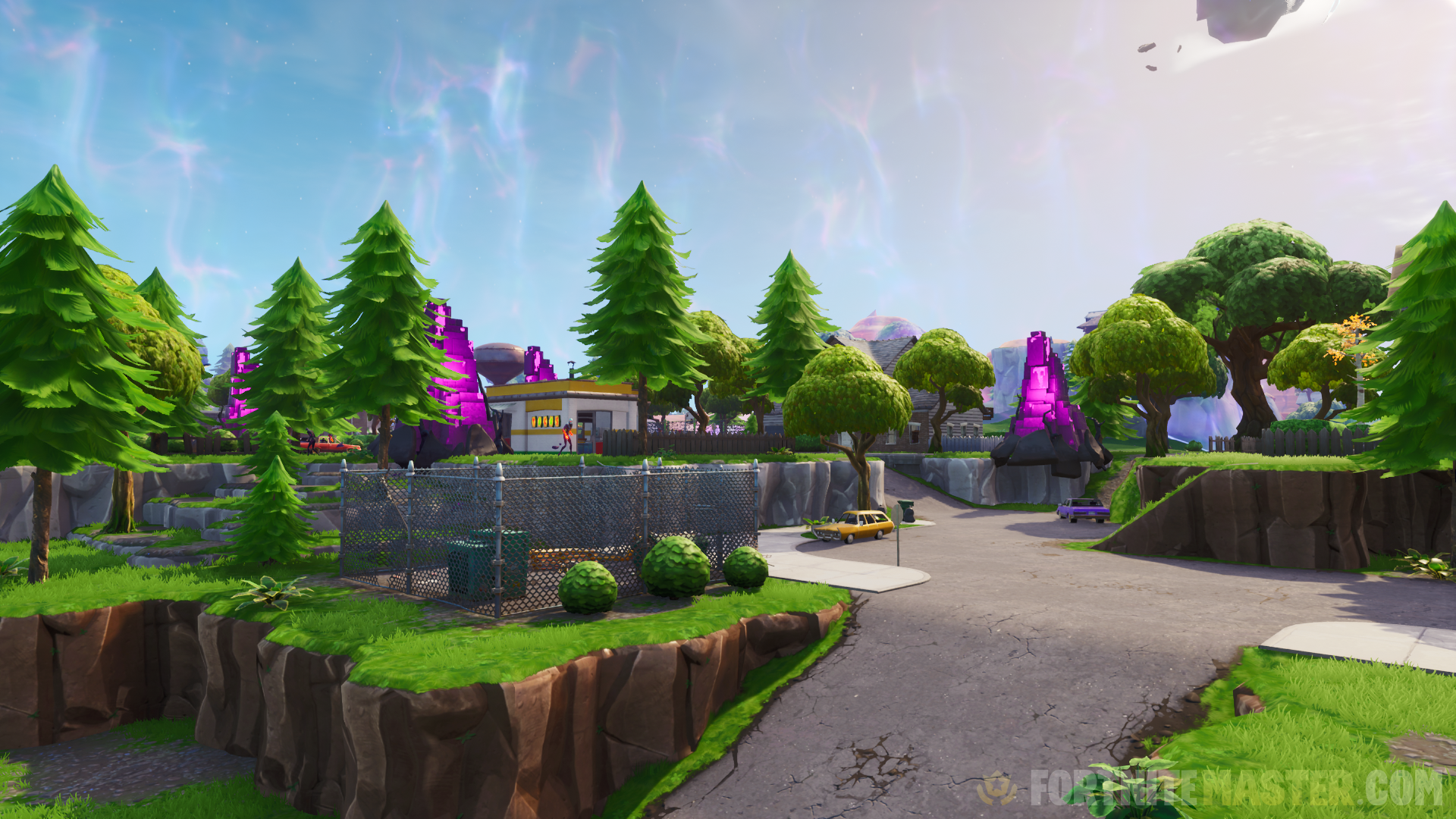 All Fortnite v10.10 Map Changes Row Rift Zone, Kevin Memorial, and more