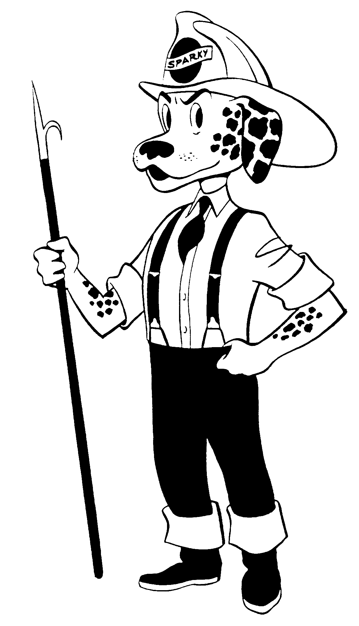 Sparky the Fire Dog Twitterren: With Sparky's 70th birthday on Thursday, we are reminiscing by looking back at some old photo of him! Here are a few from the 1950's and 1960's! #