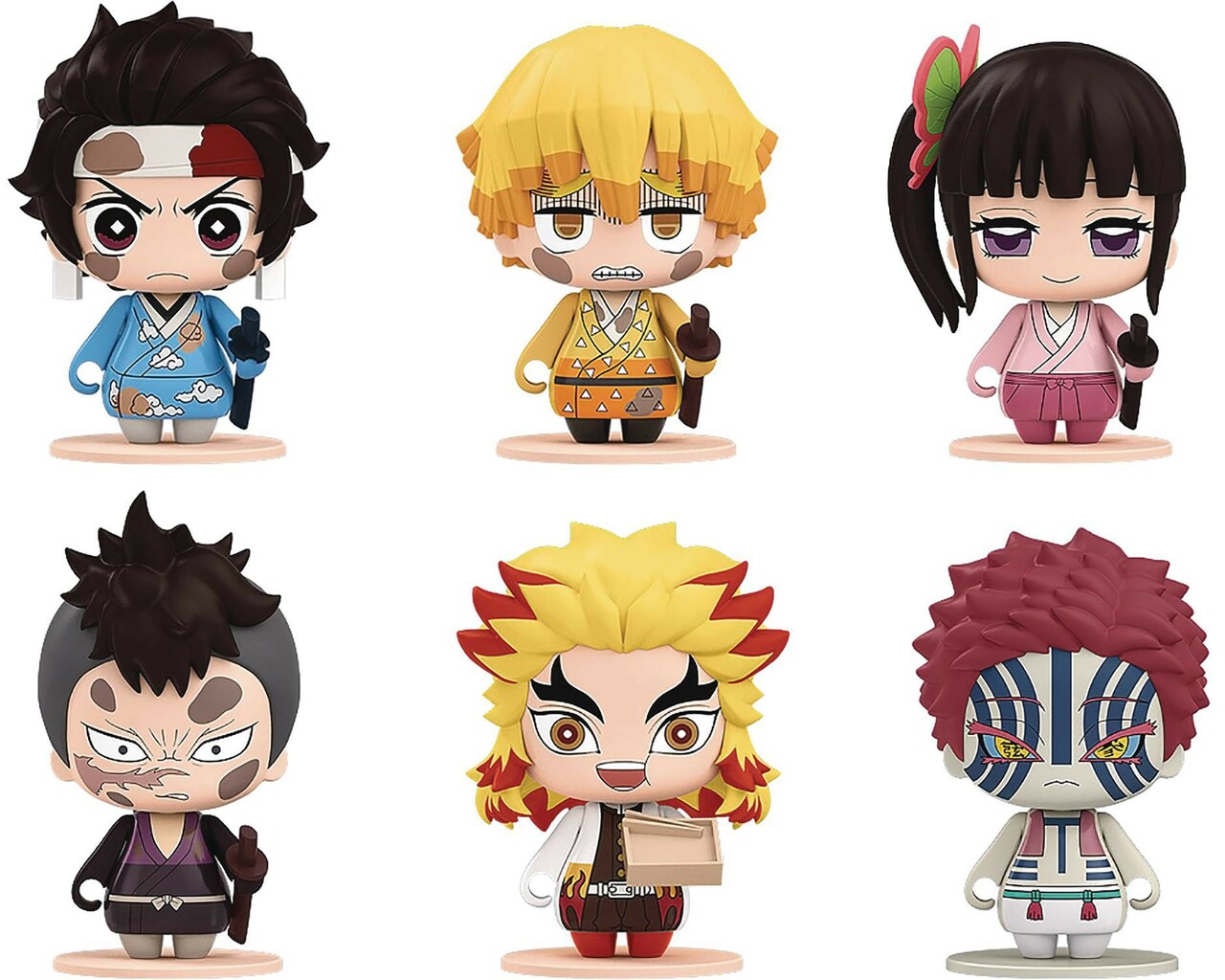 Demon Slayer Kimetsu no Yaiba Pocket Maquette Demon Slayer Kimetsu no Yaiba Mini Figure 6 Piece Display Version 4 Good Smile Company