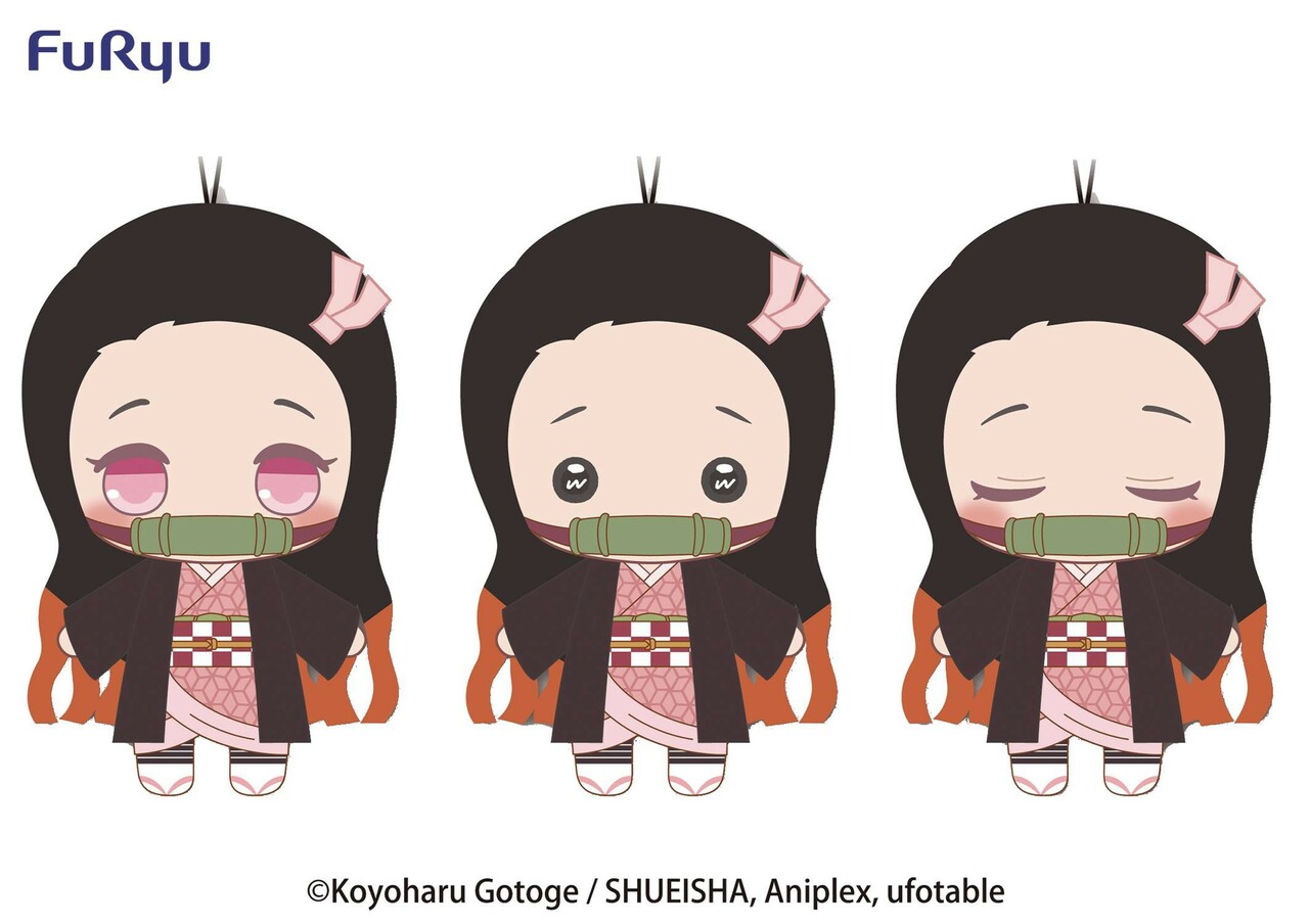 Demon Slayer Kimetsu no Yaiba Nezuko Kamado Set of 3 Collectible PVC Figure Furyu