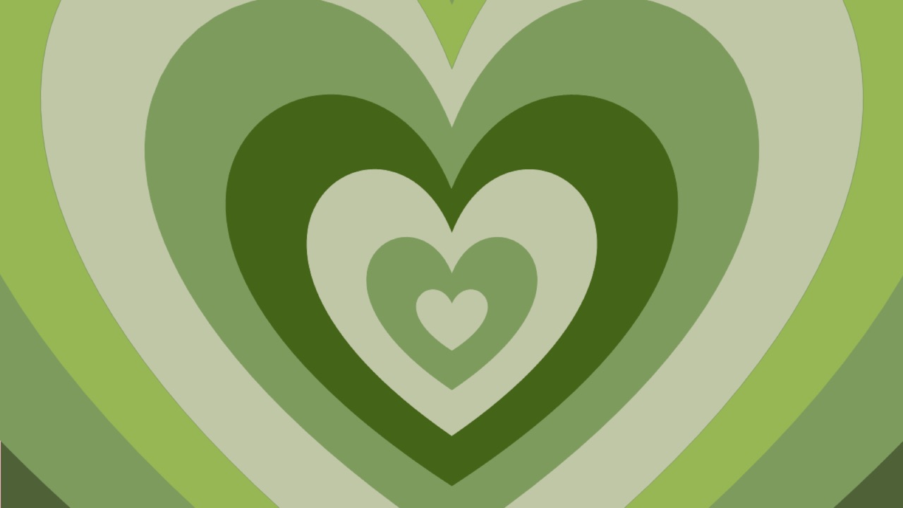 light green and brown heart wallpaper｜TikTok Search