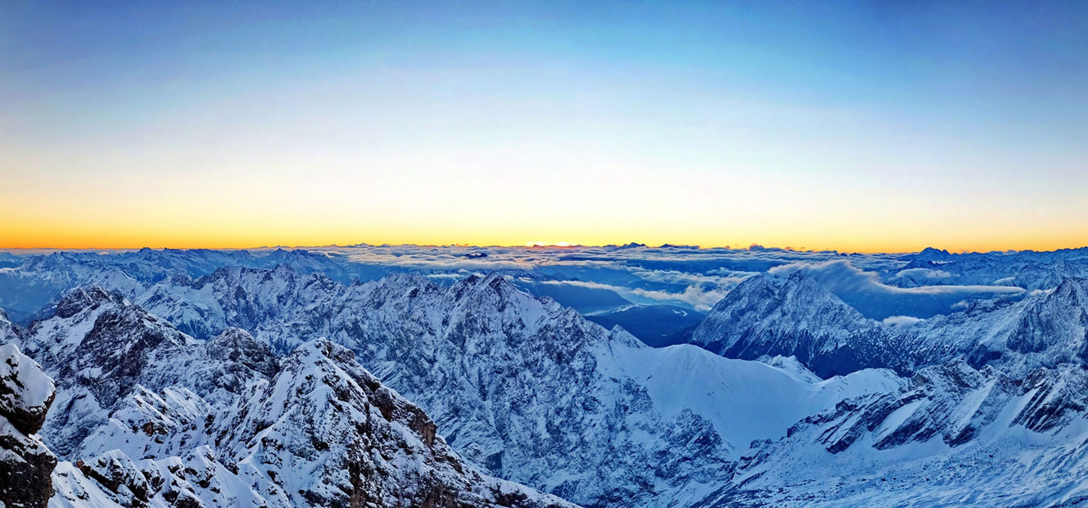 Snowy Mountain Panorama 4k HD Wallpaper