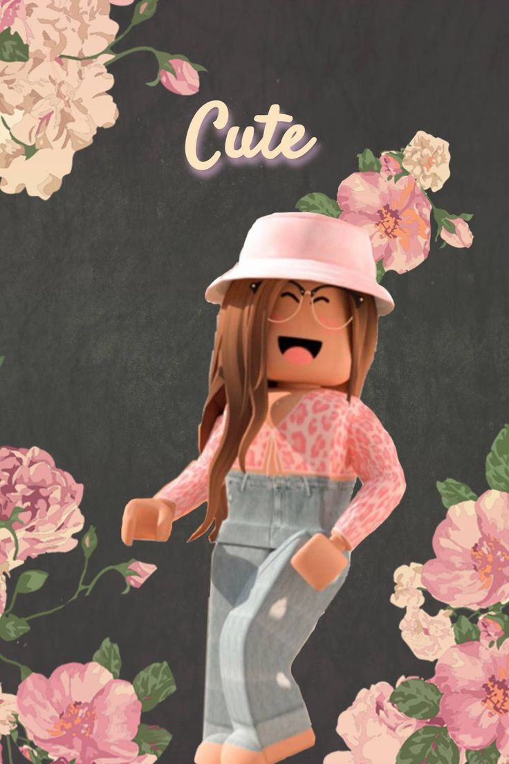 ROBLOX GFX- Floral. Dont touch my phone wallpaper, Roblox, iPhone wallpaper