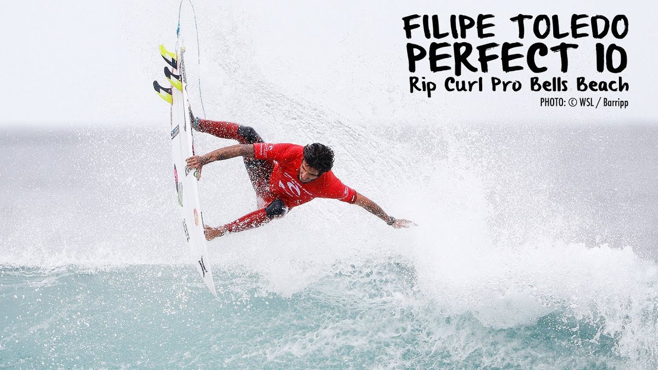 FILIPE TOLEDO // PERFECT 10 // Rip Curl Pro Bells Beach // Australia