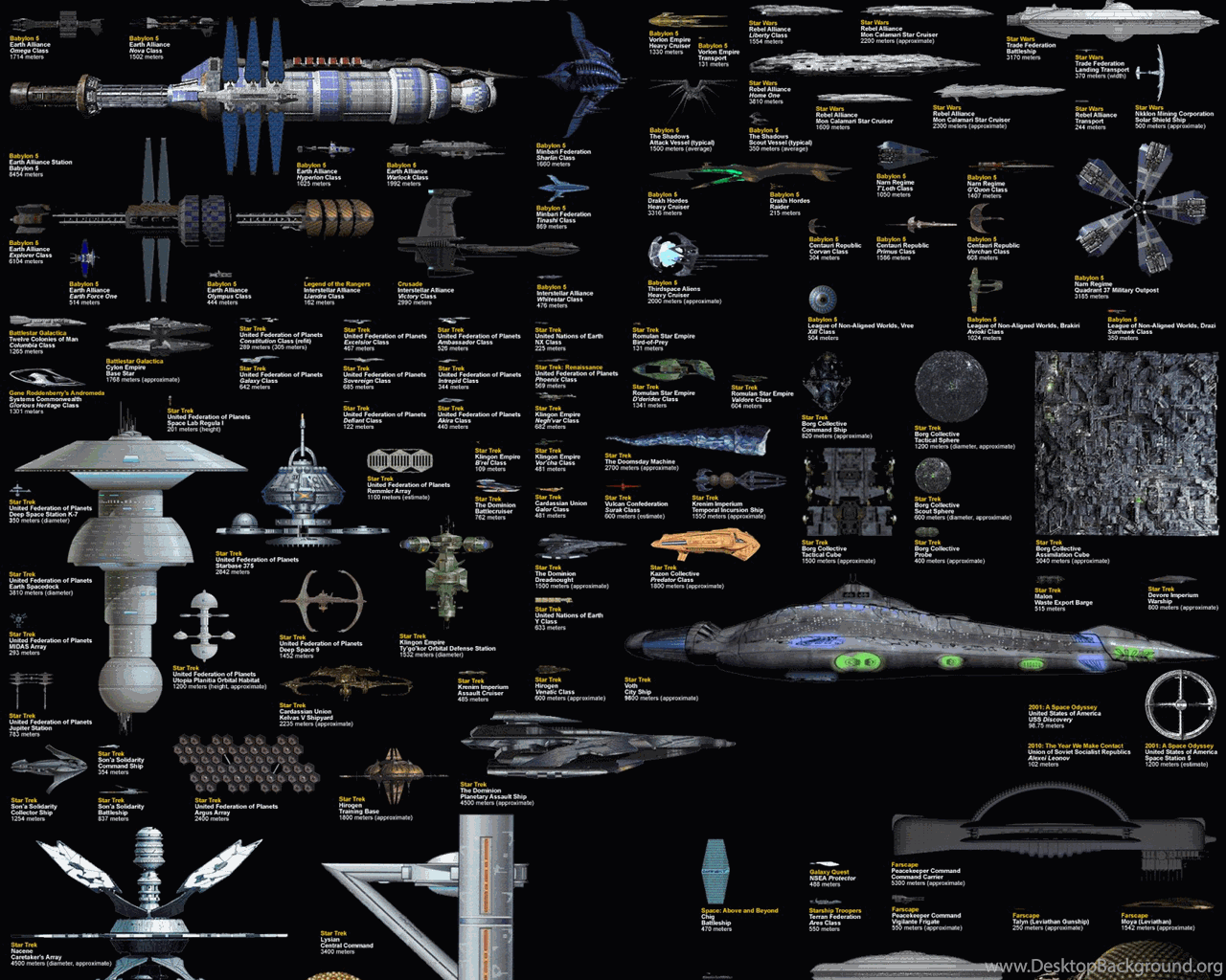 STAR WAR WALLPAPER: Star Wars Ships Desktop Background