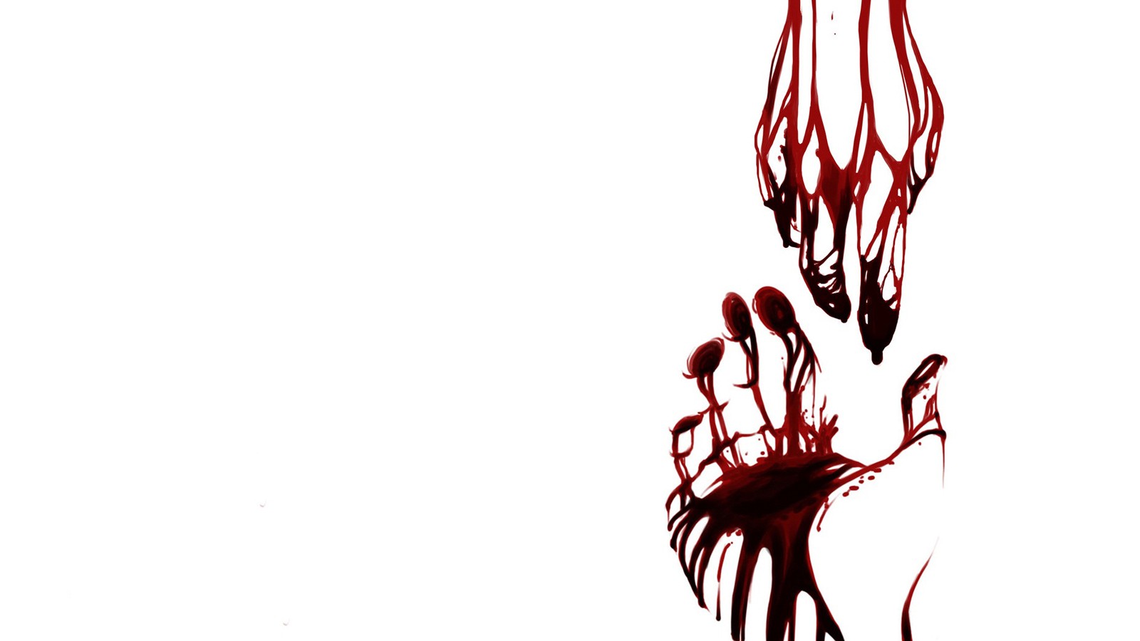 Wallpaper, illustration, hands, minimalism, blood, hand, line, Sense, human body, font, organ 1600x900