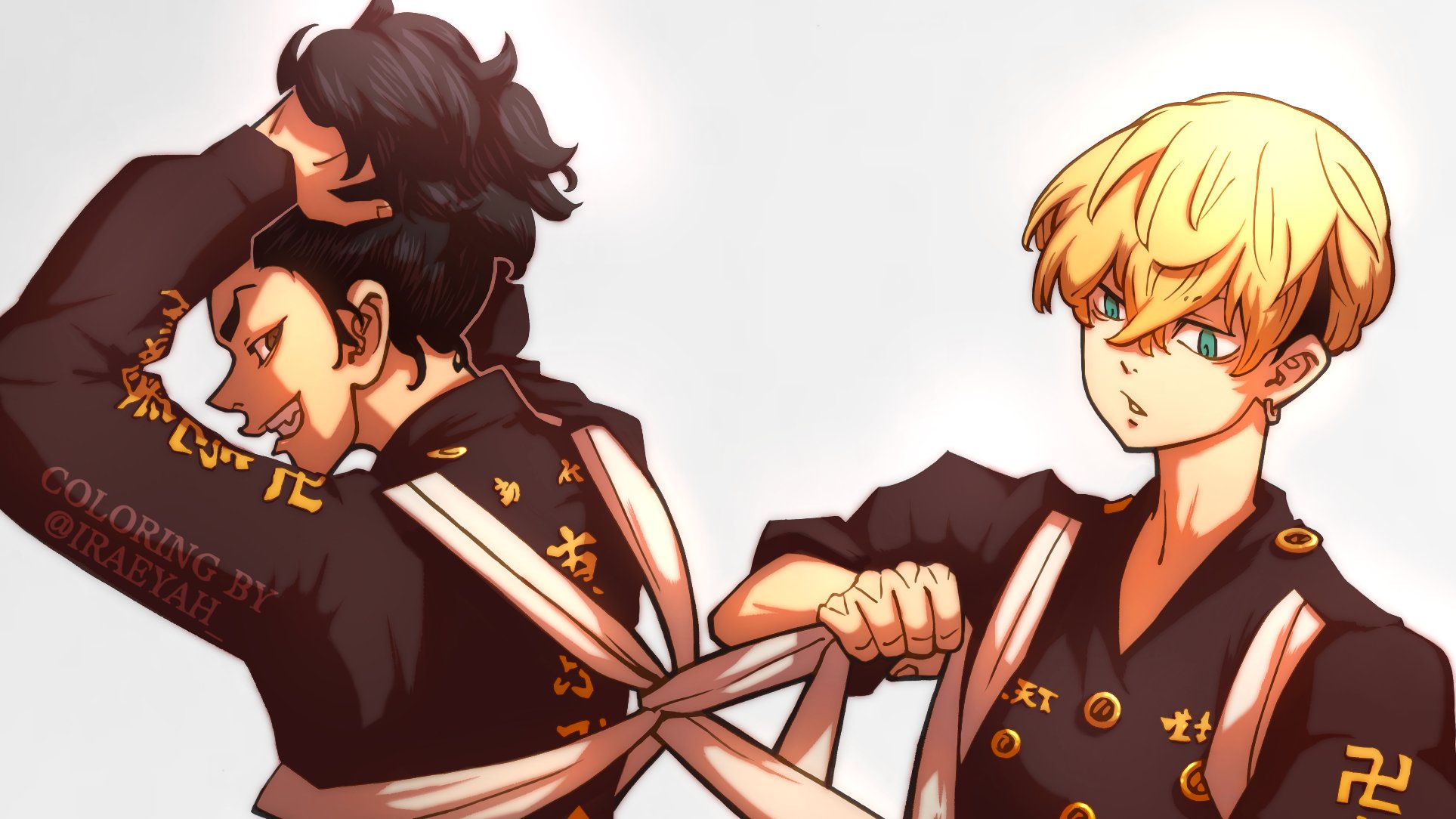 Rae Ahn ✦ 在Twitter 上：TOKYO REVENGERS COLORING.. Baji Keisuke & Matsuno Chifuyu + MY BABIES