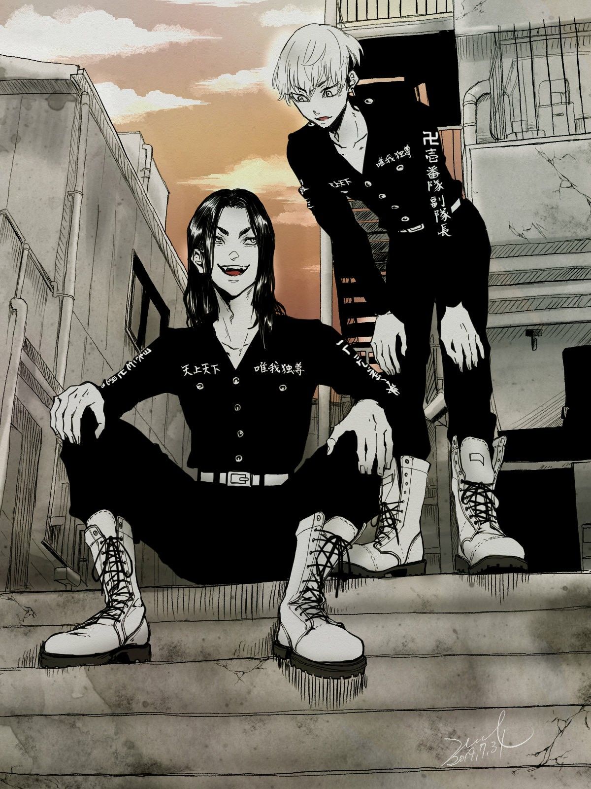 Baji and chifuyu <3. Cute anime guys, Tokyo, Anime guys