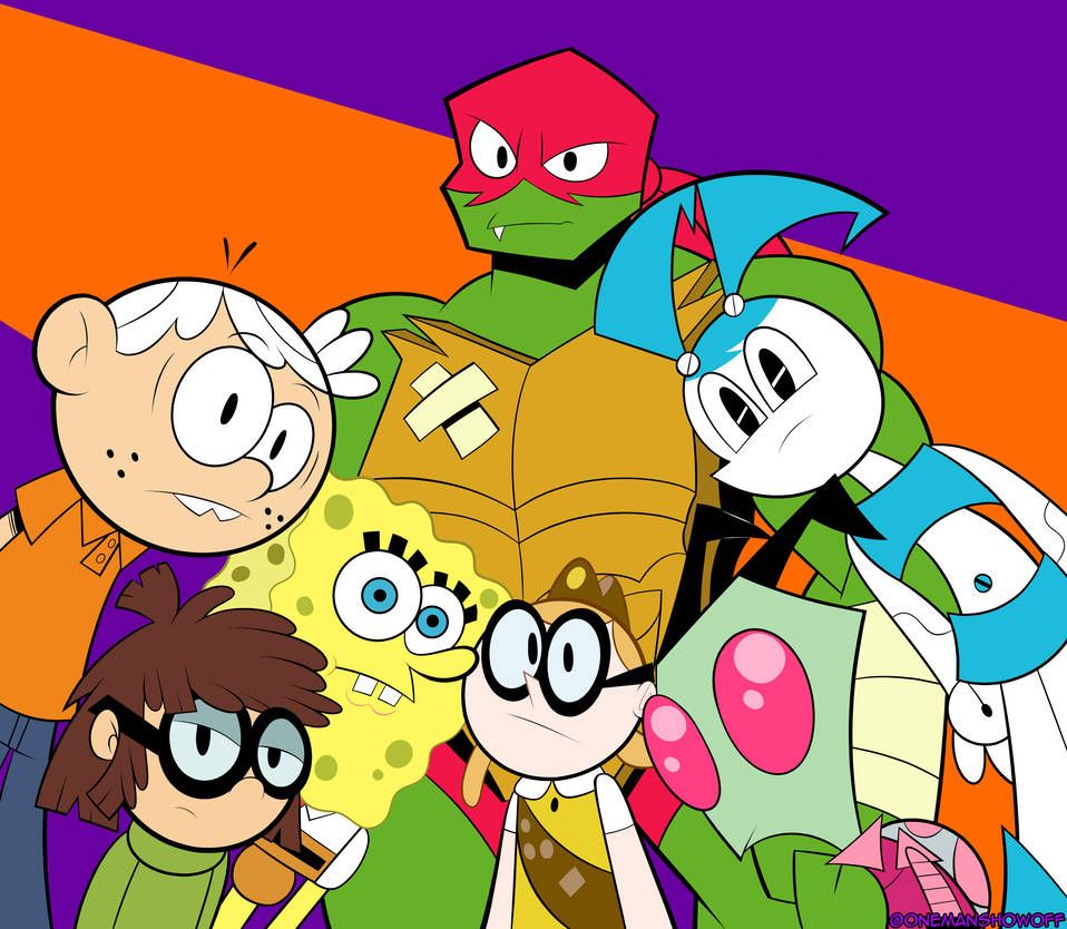 Nicktoons unite. Nicktoons, Nickelodeon cartoon characters, Cartoon crossovers