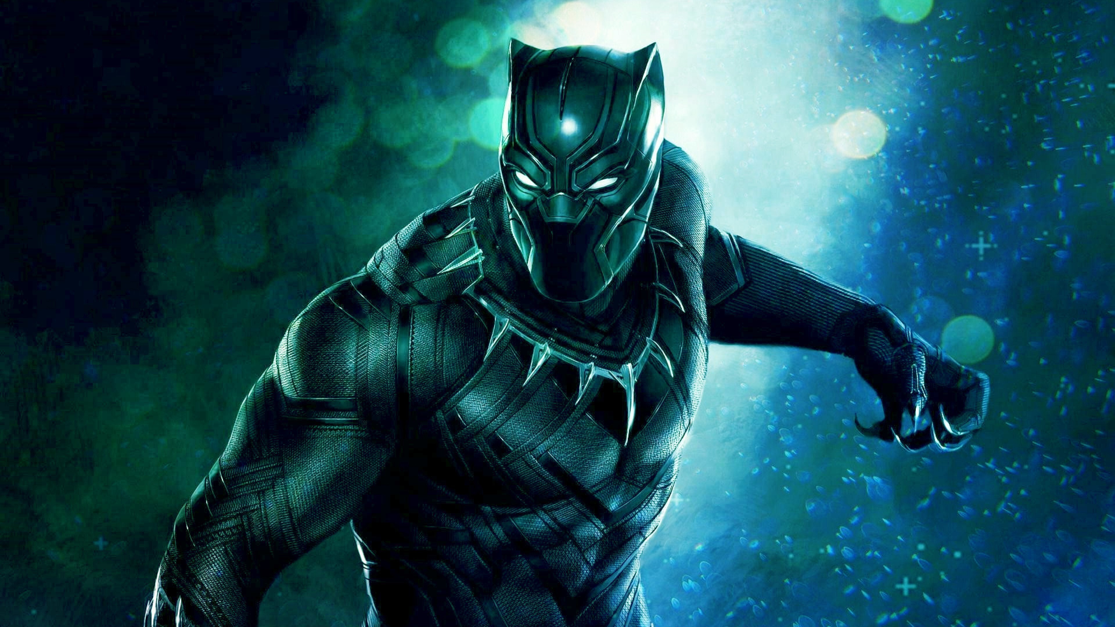 4K Image of Black Panther Superhero