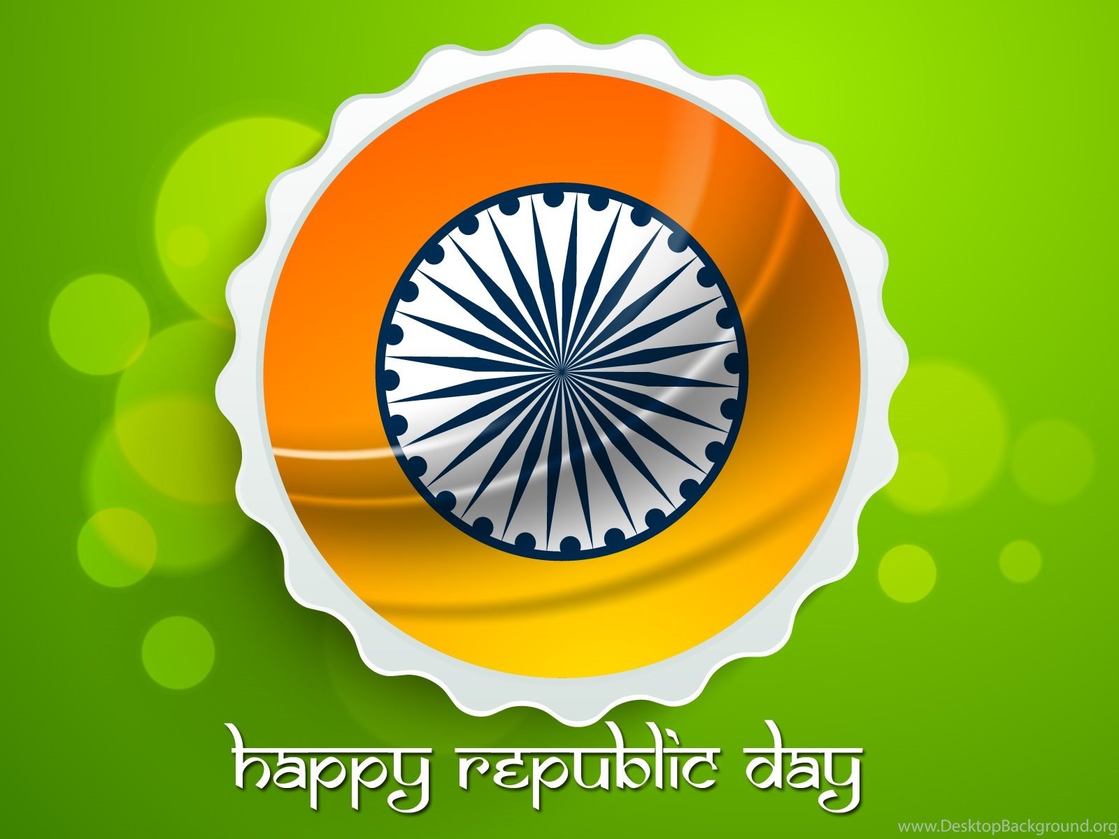Indian Flag Tri Color For Happy Republic Day HD Wallpaper Desktop Background