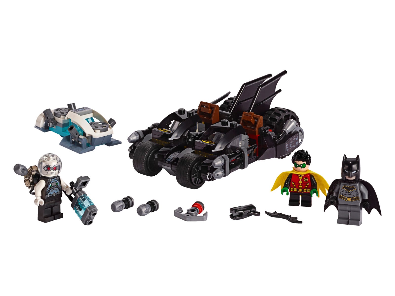Mr. Freeze™ Batcycle™ Battle 76118. Batman™. Buy online at the Official LEGO® Shop US
