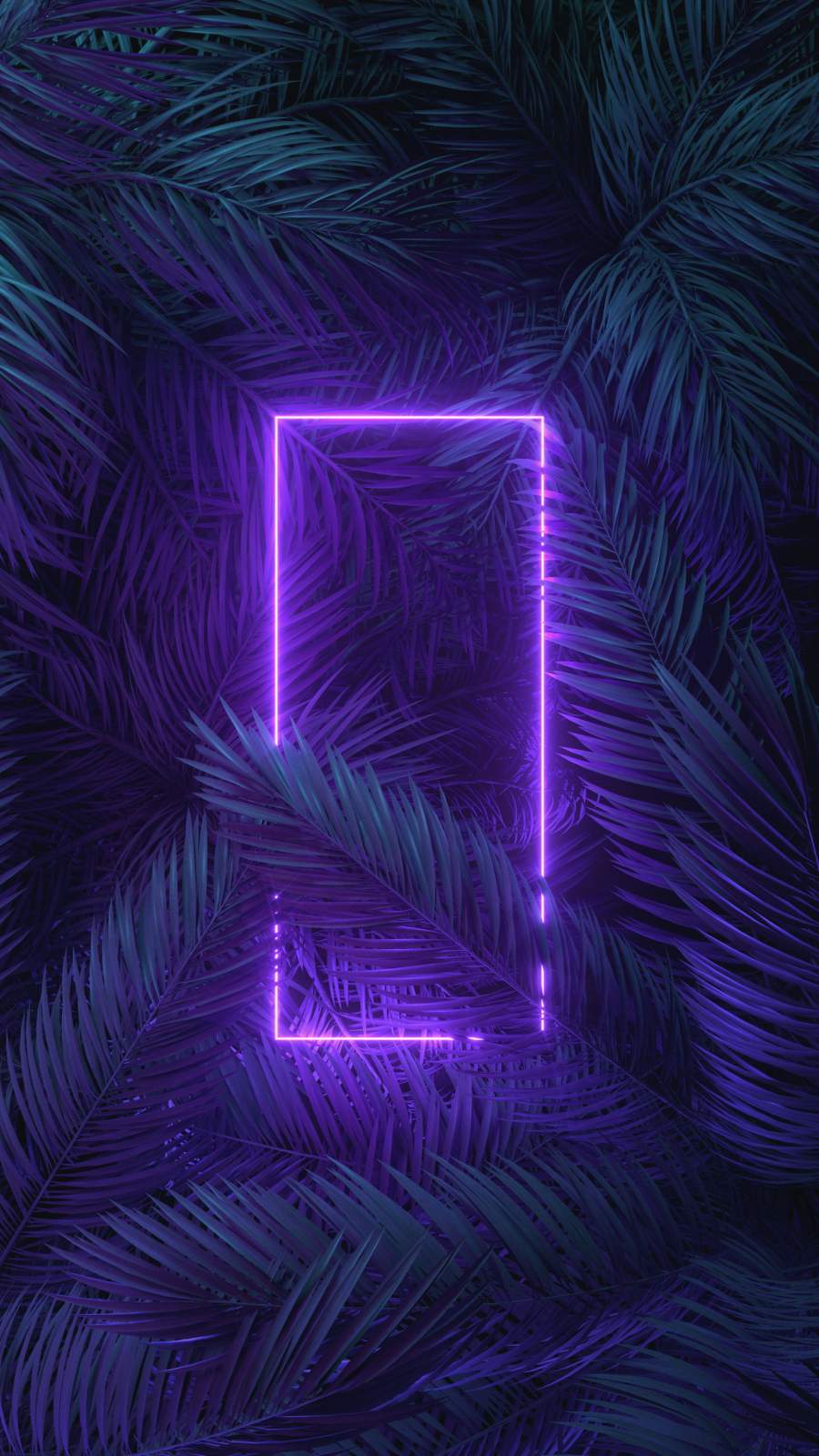 Neon Light Trees IPhone Wallpaper Wallpaper, iPhone Wallpaper