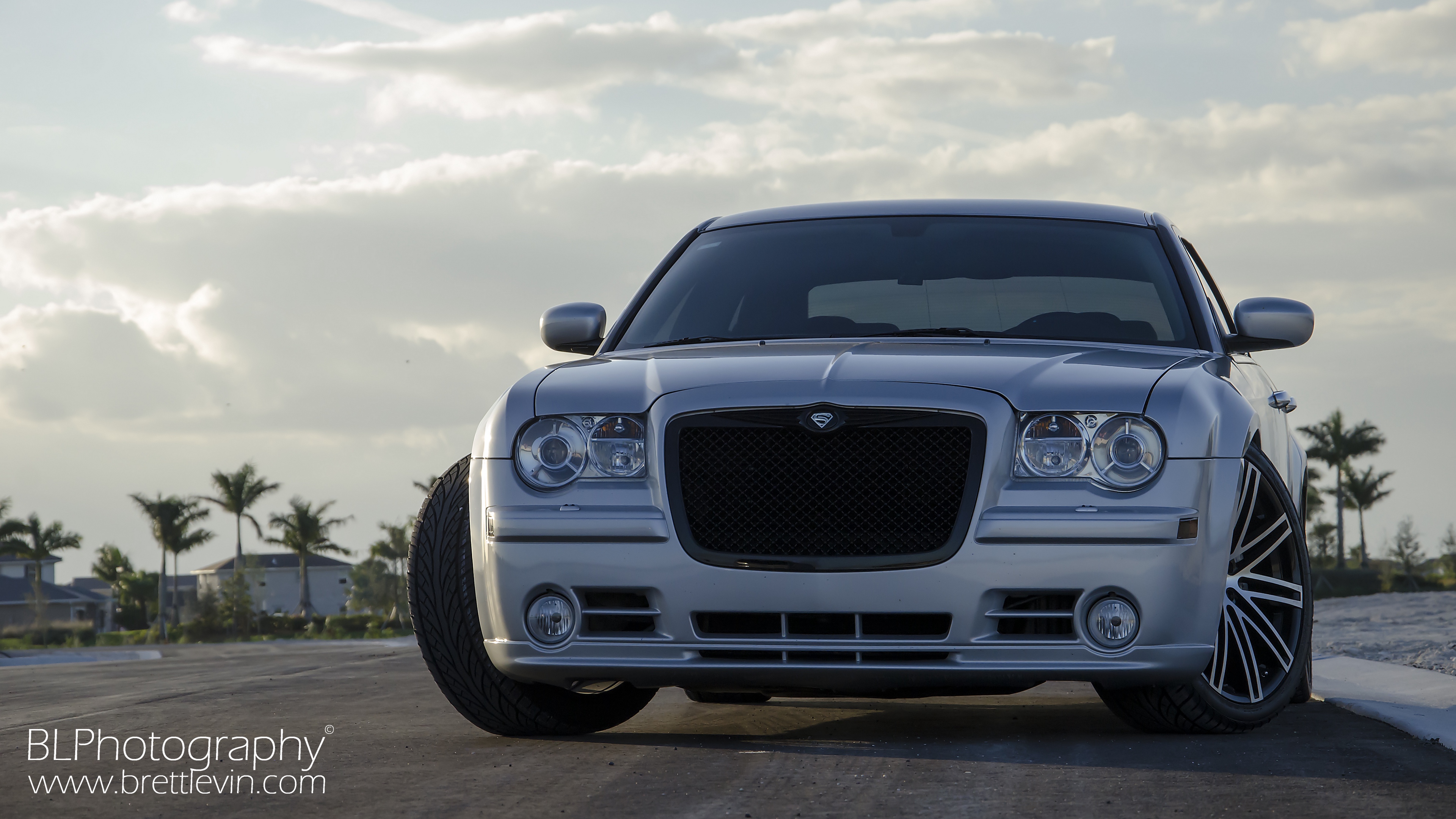 Wallpaper Chrysler 300c Srt8, Chrysler, Front View, 300s Wallpaper Phone