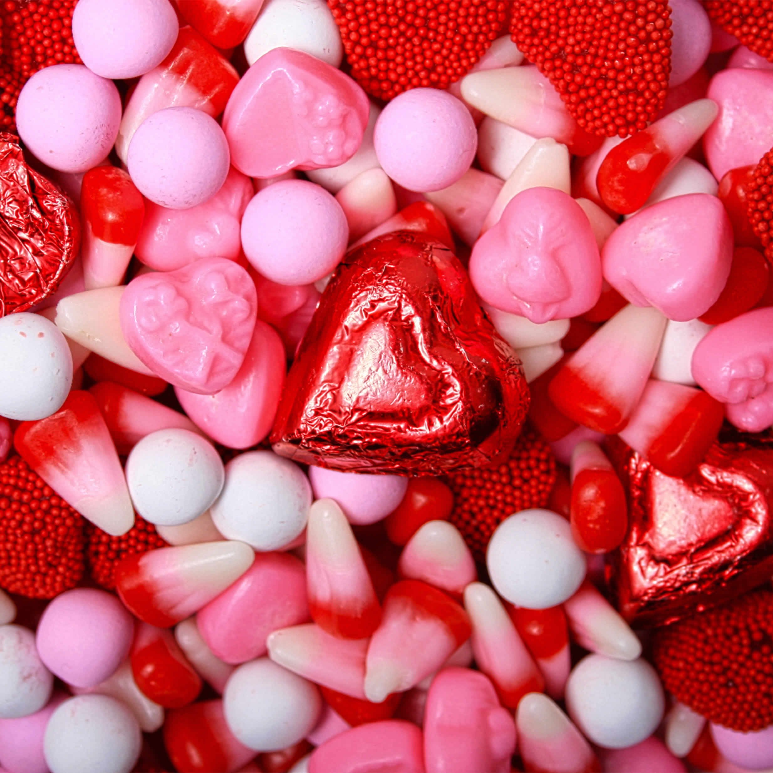 Wallpaper, 2468x2468 px, candy, day, dessert, food, love, mood, sugar, sweet, sweets, valentines 2468x2468