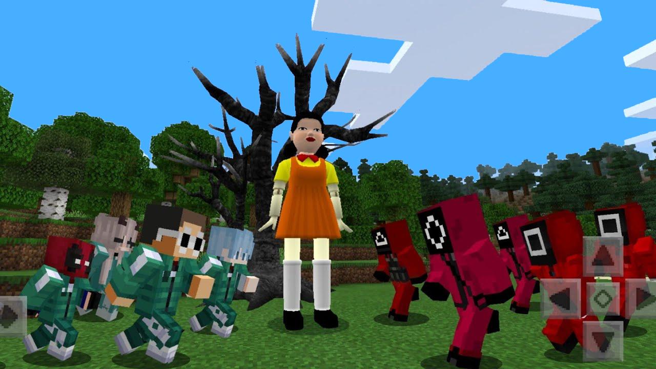 Mod Squid Game for Minecraft PE (+ maps & Skins) pour Androidéléchargez l'APK