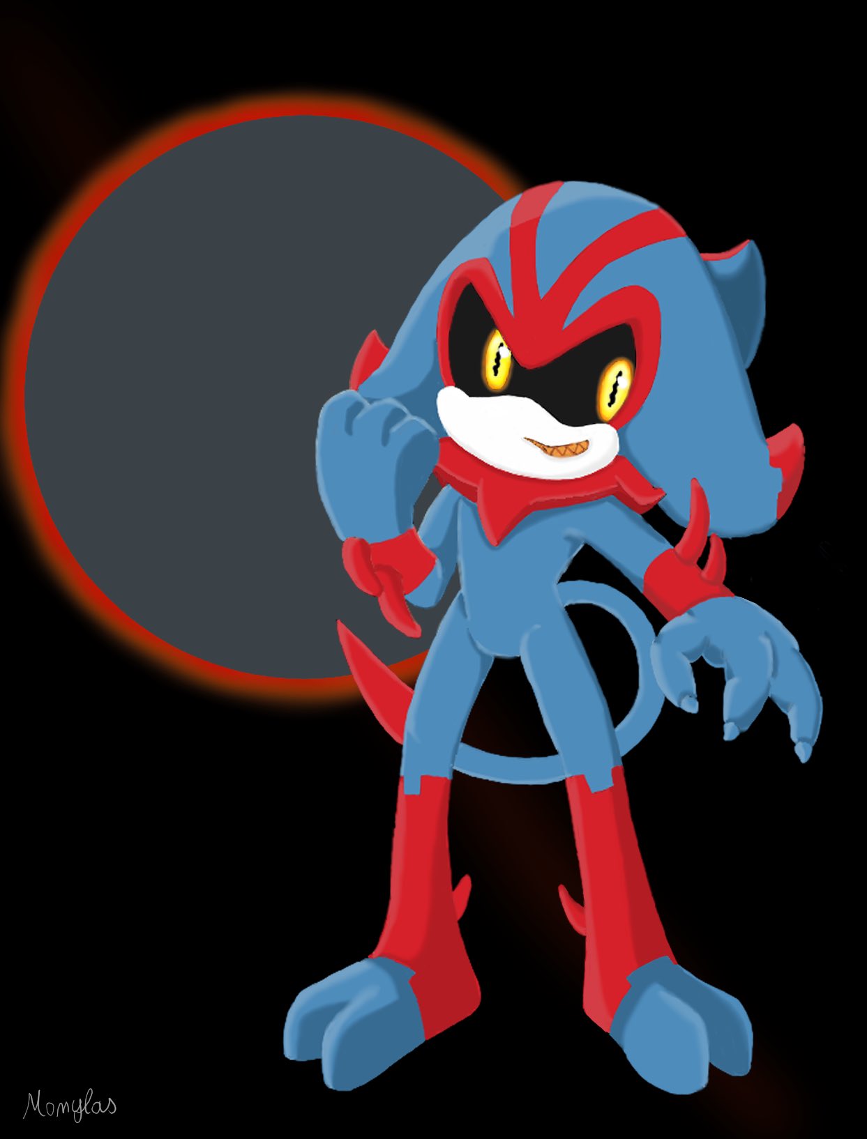 Monylas the darkling #SonicTheHedgehog #eclipsethedarkling #archiecomic