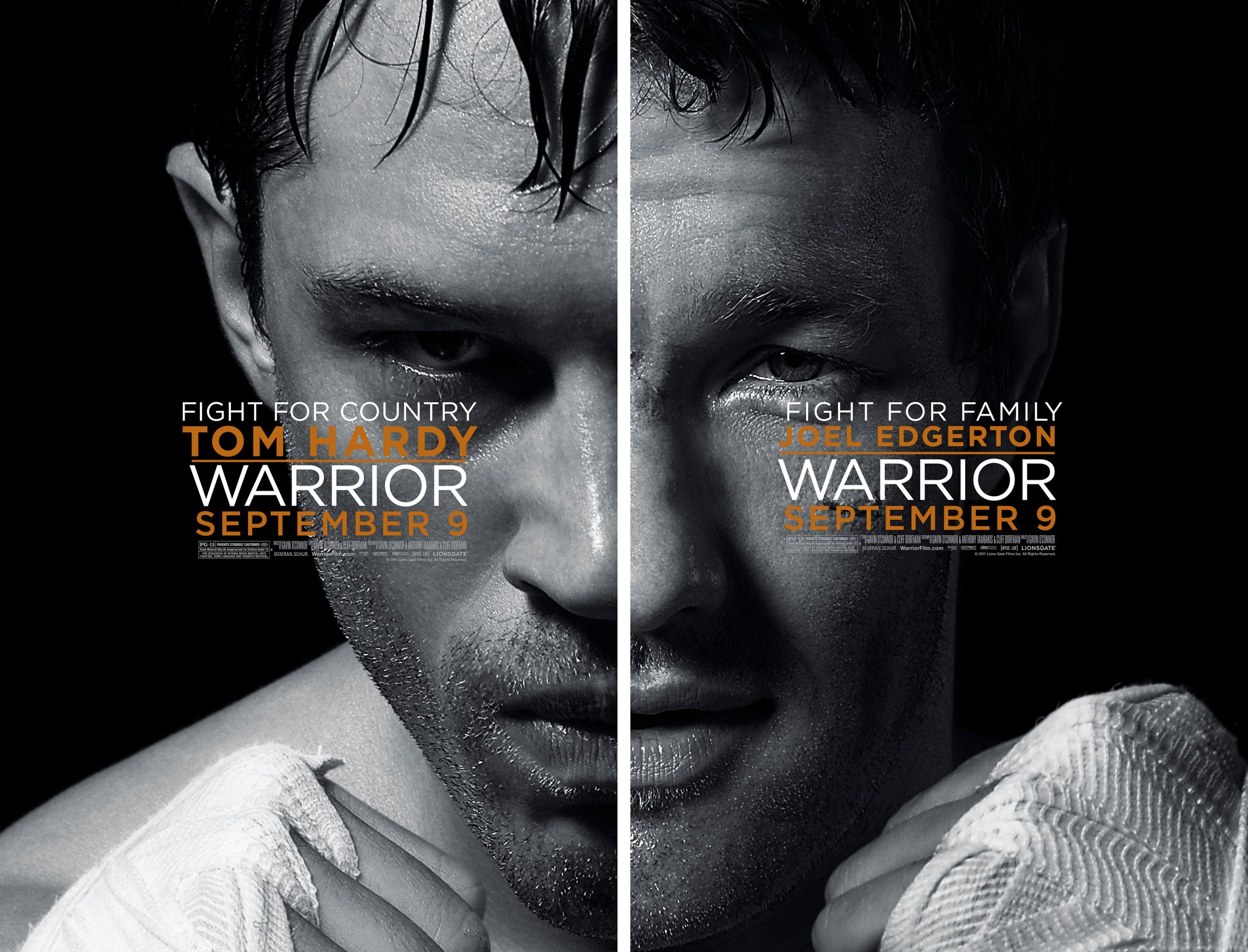 New Image from Warrior Starring Tom Hardy & Joel Edgerton
