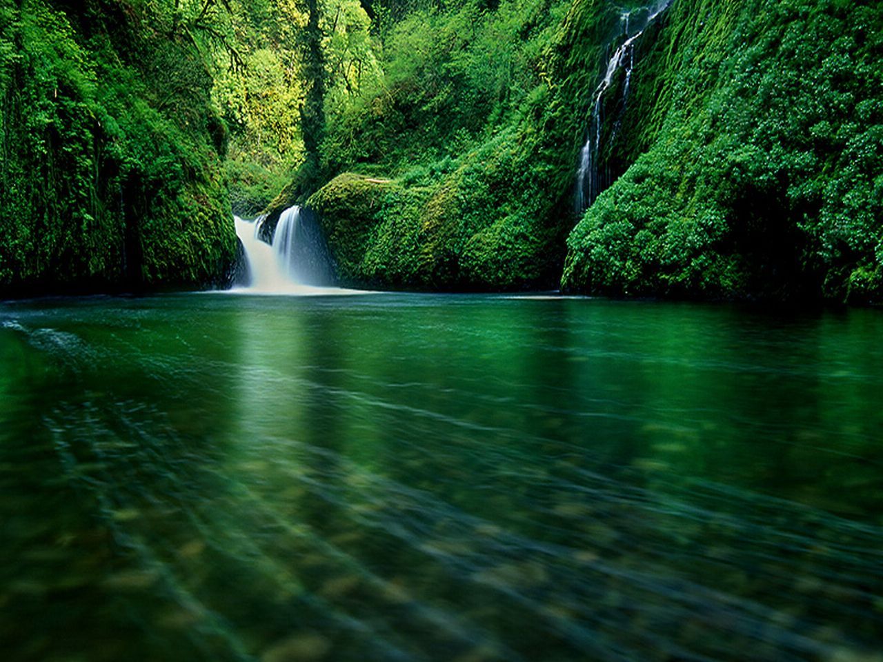 Android Wallpaper 640 480 Dailymobile023. Waterfall, Waterfall Wallpaper, Forest Waterfall
