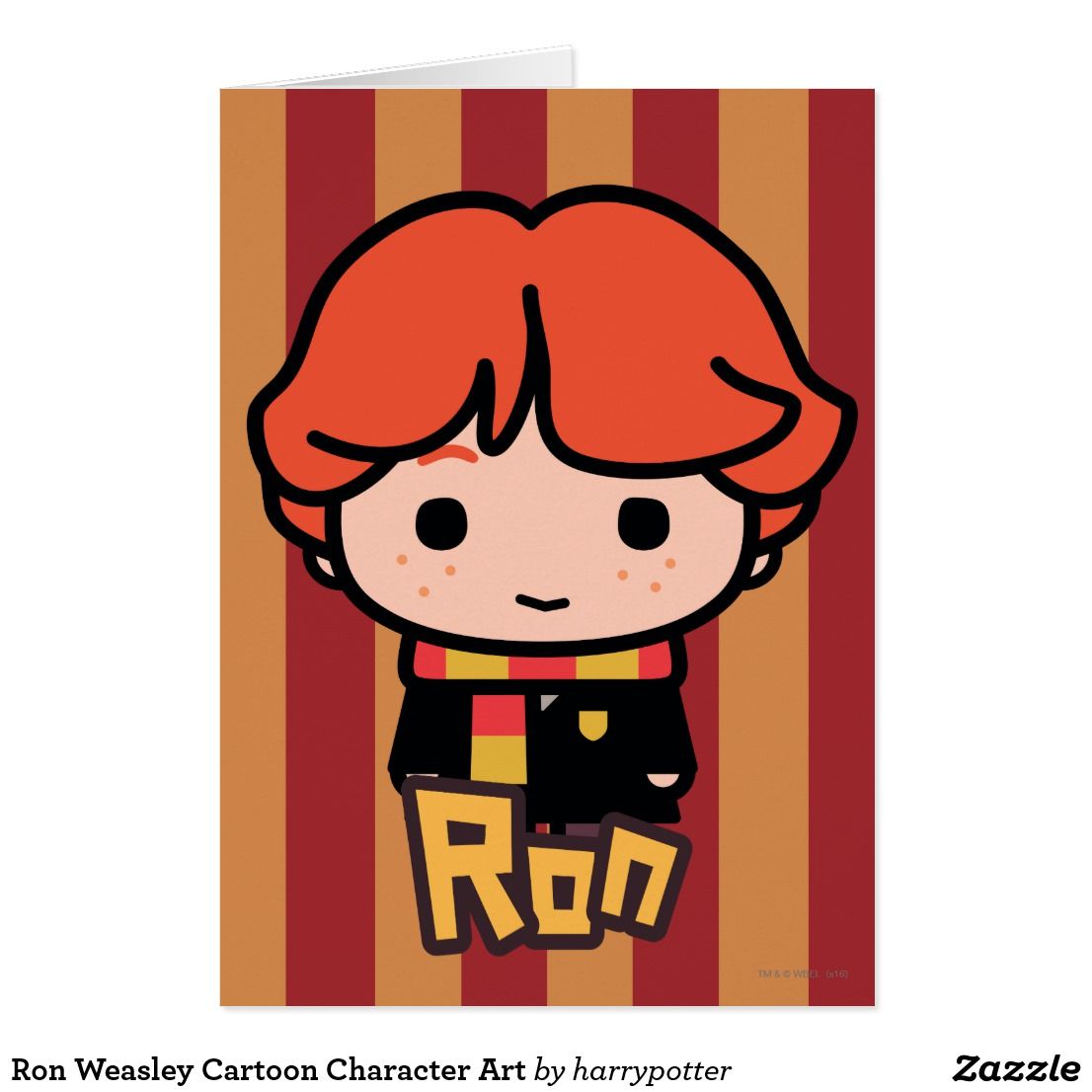 Ron Weasley Cartoon Character Art. Zazzle.com. Ron weasley cartoon, Character art, Cartoon