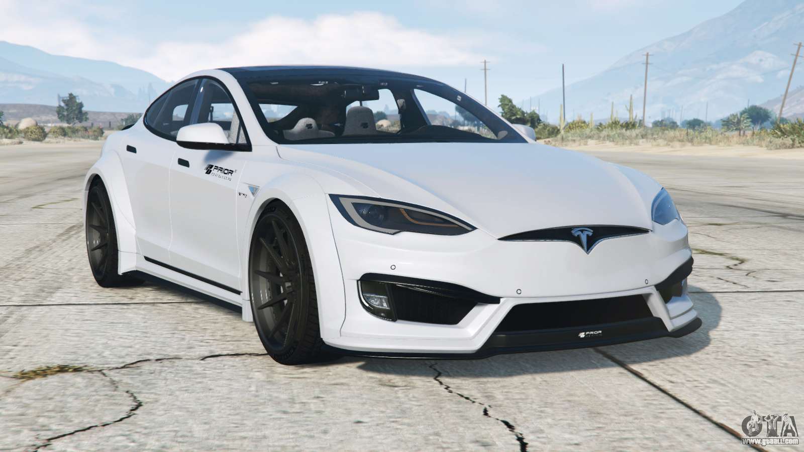 Tesla Model S P100D Prior Design 2017〡wide Body Kit〡add On V1.1 For GTA 5