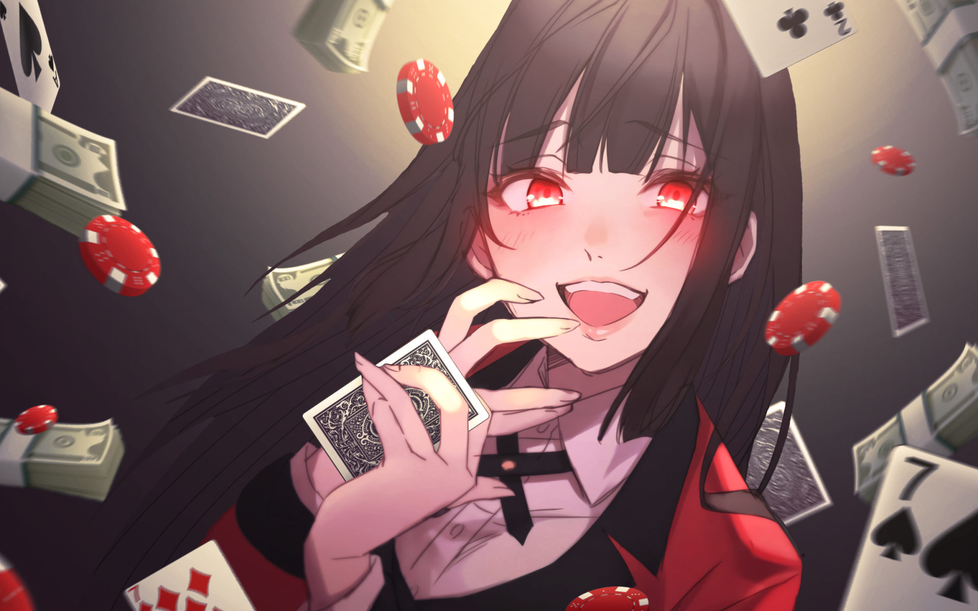 Free download Download wallpaper Yumeko Jabami playing cards protagonist [1920x1200] for your Desktop, Mobile & Tablet. Explore Yumeko Jabami Wallpaper. Yumeko Jabami Wallpaper