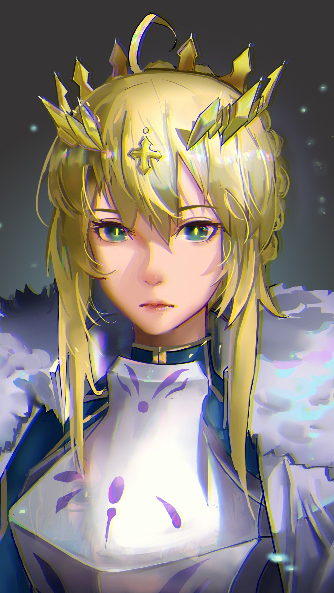 Download 1080x1920 Artoria Pendragon, Fate Grand Order, Blonde, Lancer, Tiara Wallpaper for iPhone iPhone 7 Plus, iPhone 6+, Sony Xperia Z, HTC One