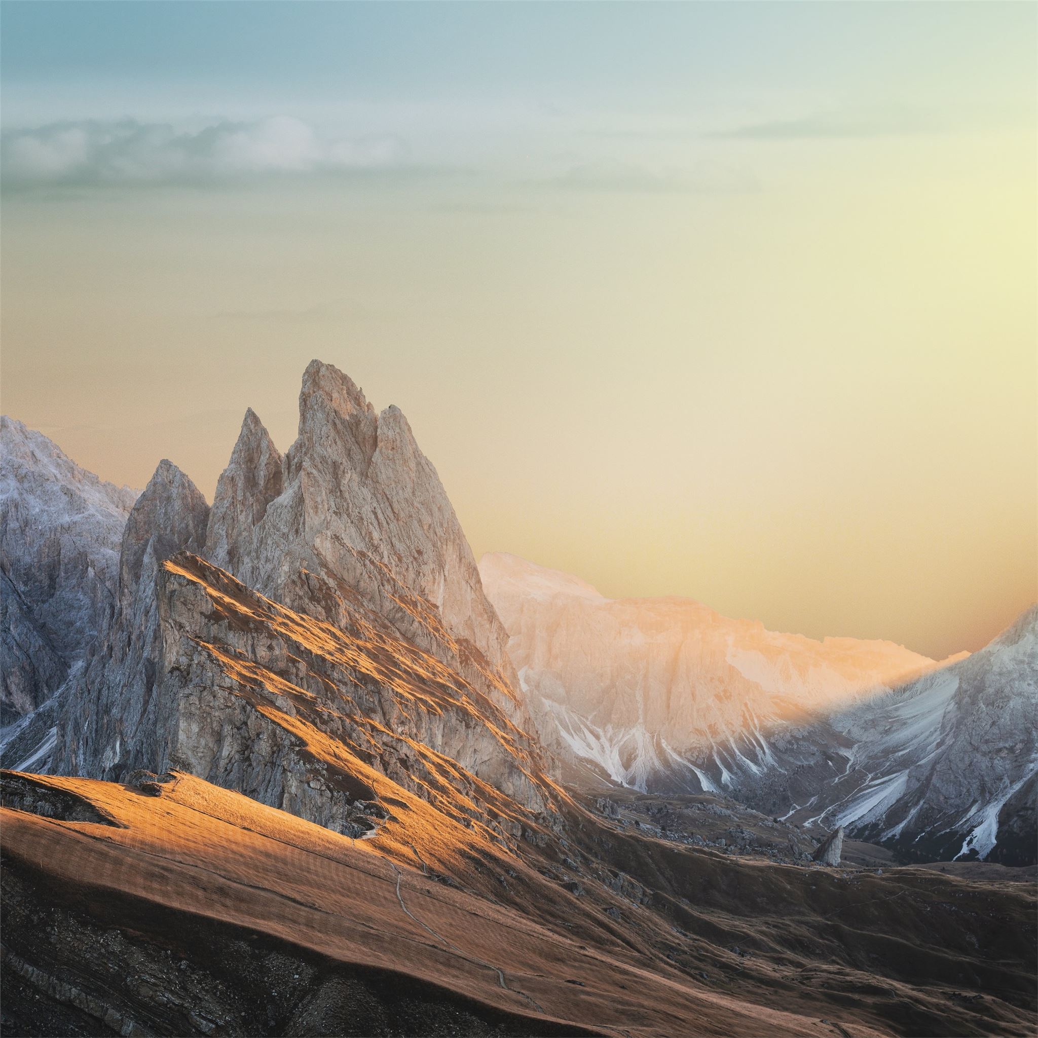 mountain sky beautiful landscape 8k iPad Air Wallpaper Free Download