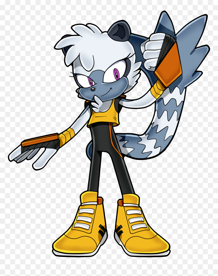 Tangle The Lemur Sonic Channel Style By Quiickyfoxy The Lemur Sonic Channel, HD Png Download