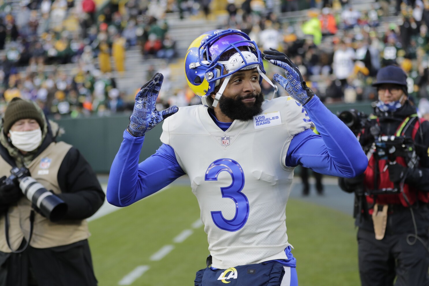 Despite injury, Odell Beckham Jr. could help heal Rams' offense Angeles Times