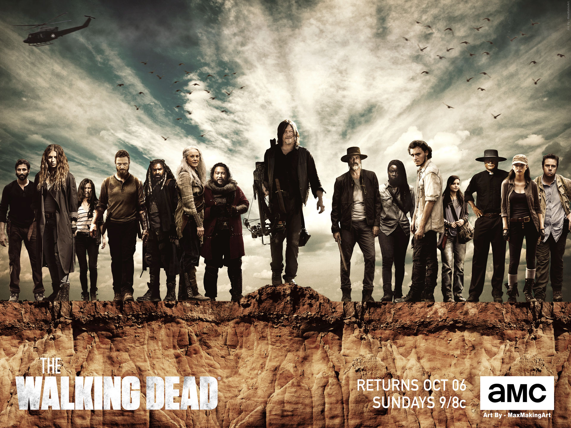 The Walking Dead Tv Series Wallpaperthe Walking Dead Dead Season 10 Poster HD Wallpaper