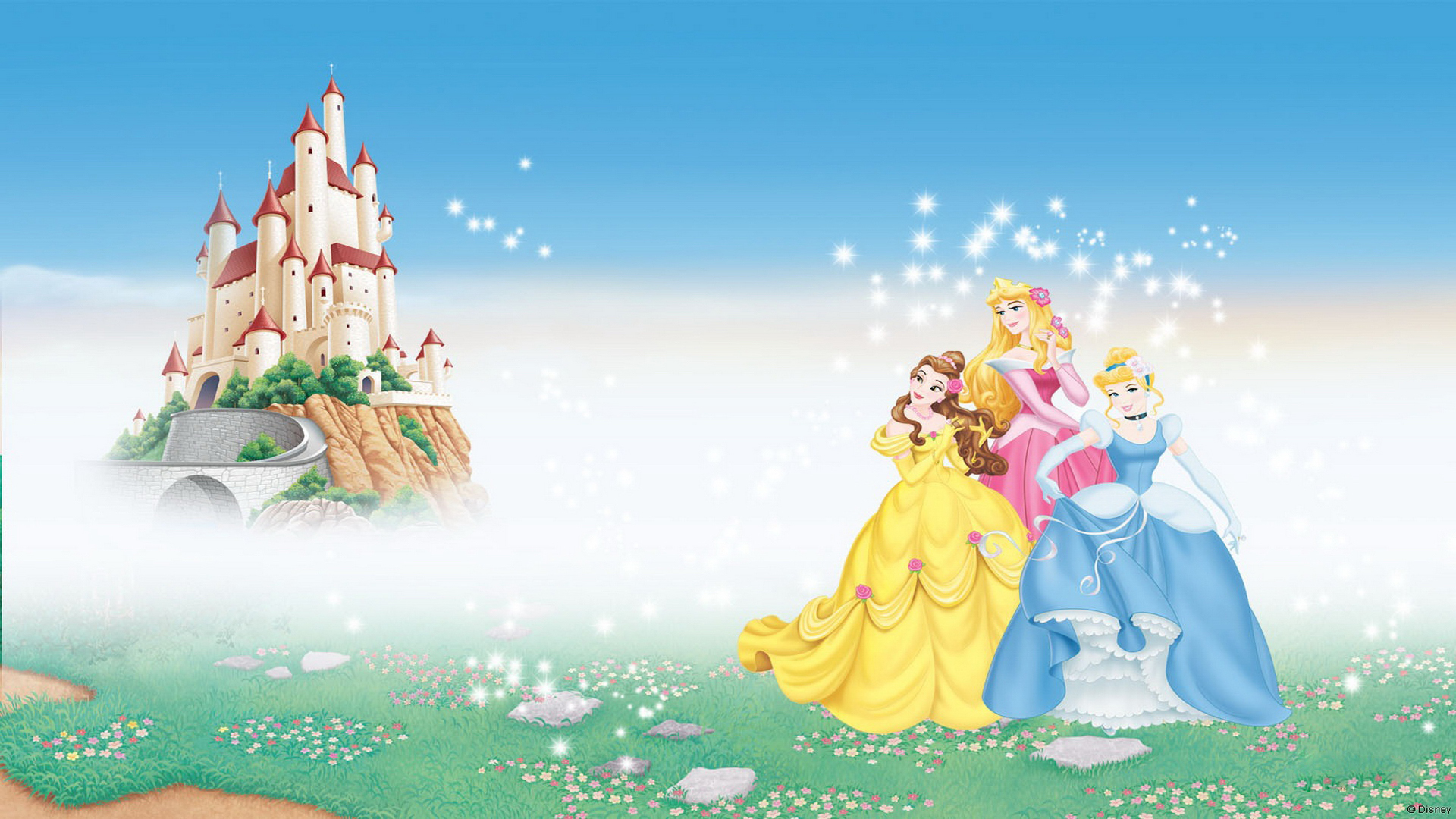 Awesome Disney Princess HD Wallpaper Free Download Princess Background Design