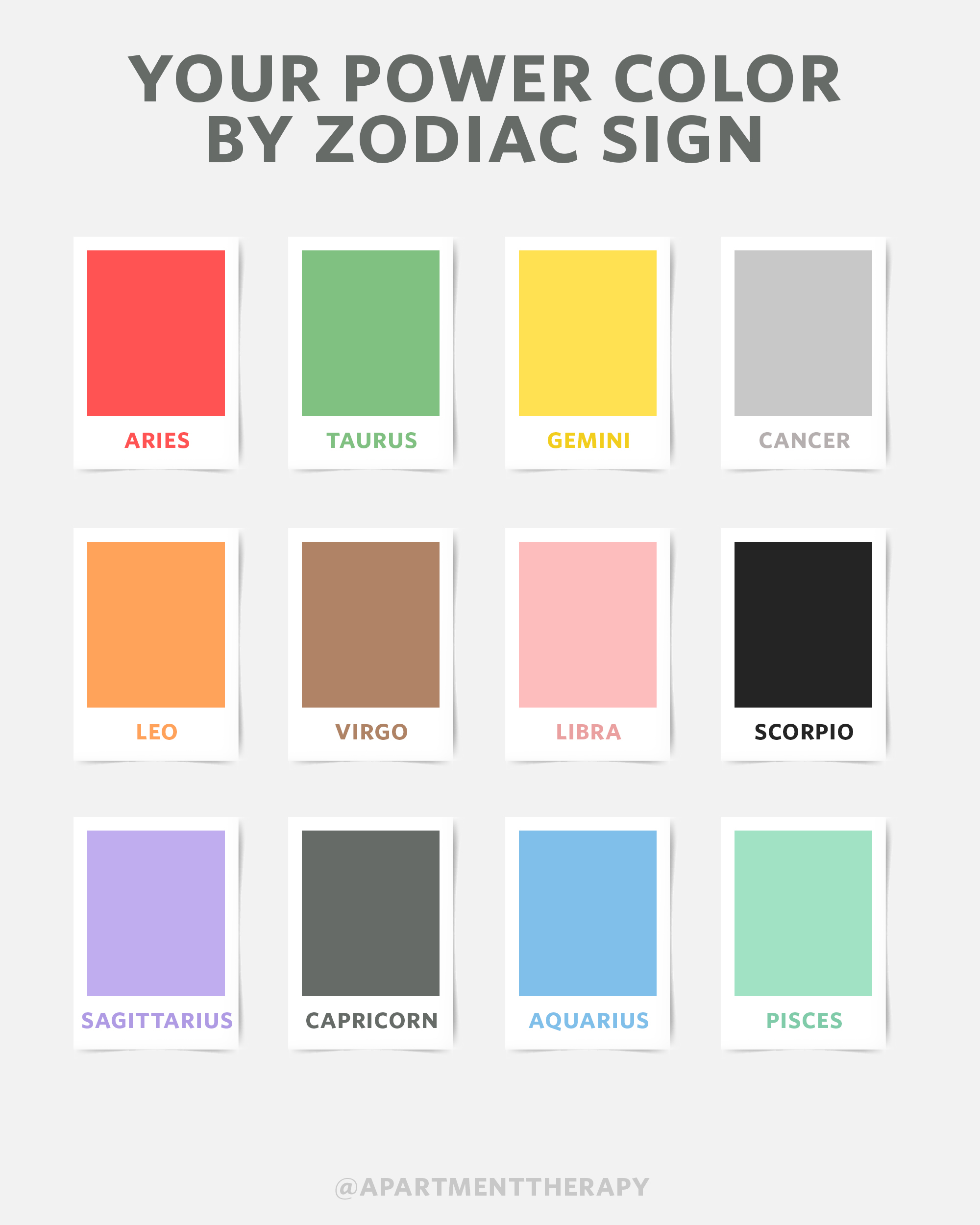 Zodiac Colors