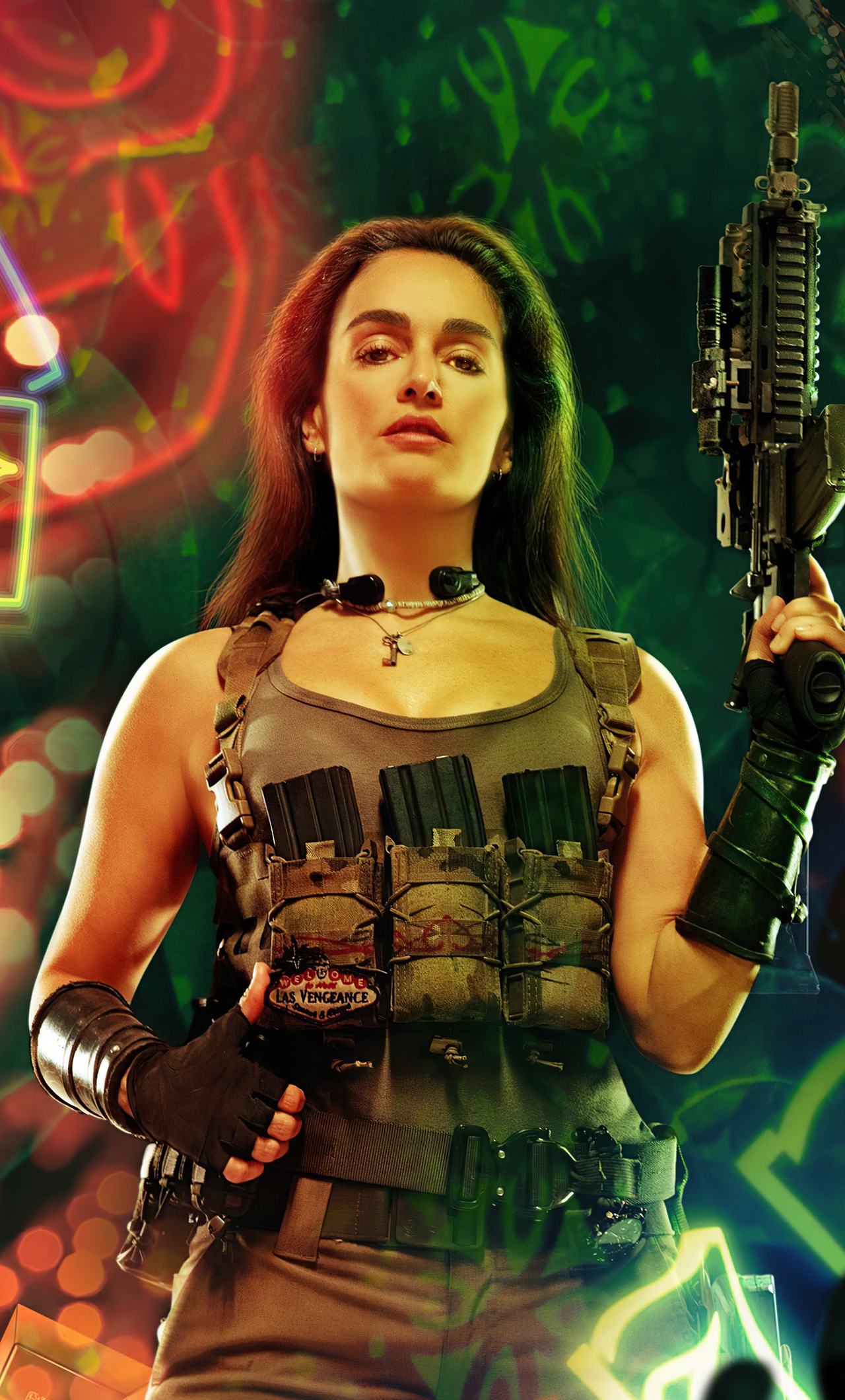 Ana De La Reguera As Cruz In Army Of The Dead Character Poster 5k iPhone HD 4k Wallpaper, Image, Background, Photo and Picture
