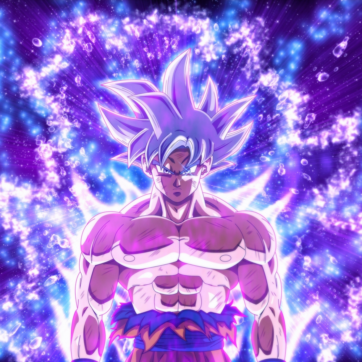 Ultra instinct, goku, dragon ball, blue power wallpaper, HD image, picture, background, ee93D4