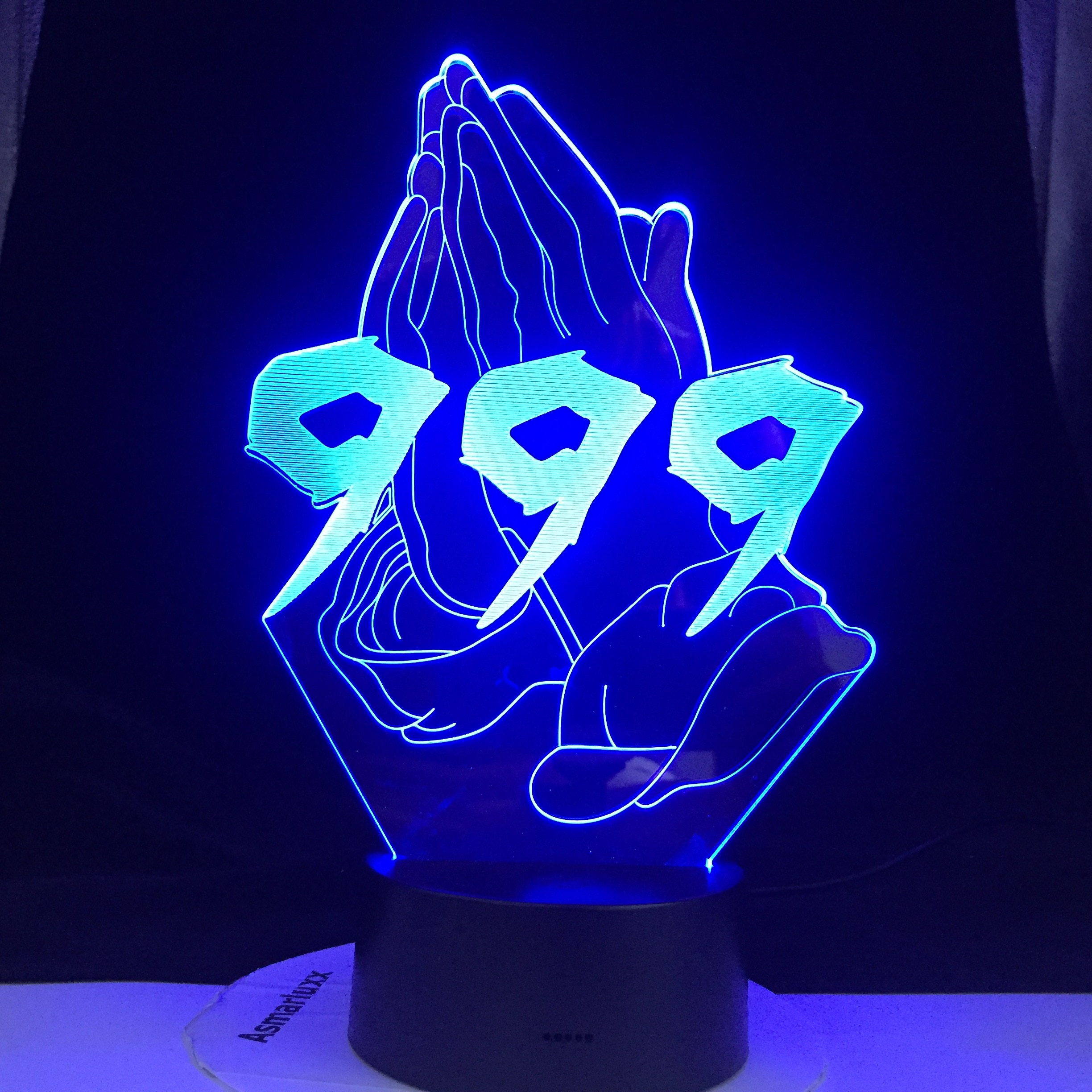 JUICE WRLD 999 CRY BABY NO VANITY GET CAKE DIE YOUNG LOVE All Design SKU 3D LED Lamp EVERYBODY EVERYTHING Dropshipping. LED Night Lights