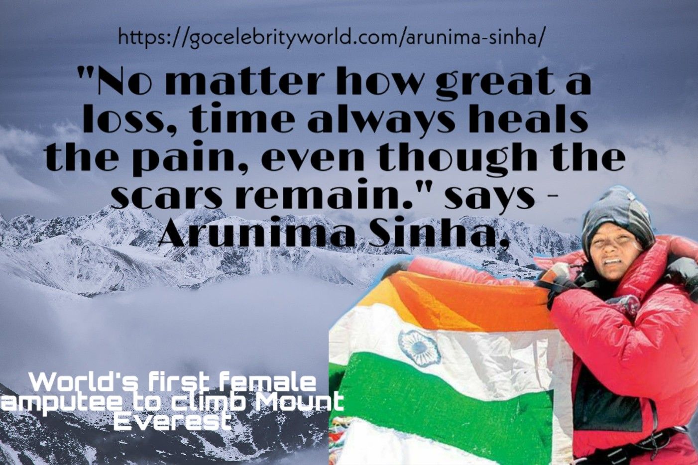 Arunima Sinha Story, Accident, Family, Everest, Book, Age & more. Motivational thoughts, Learn to fight, Inspirational people
