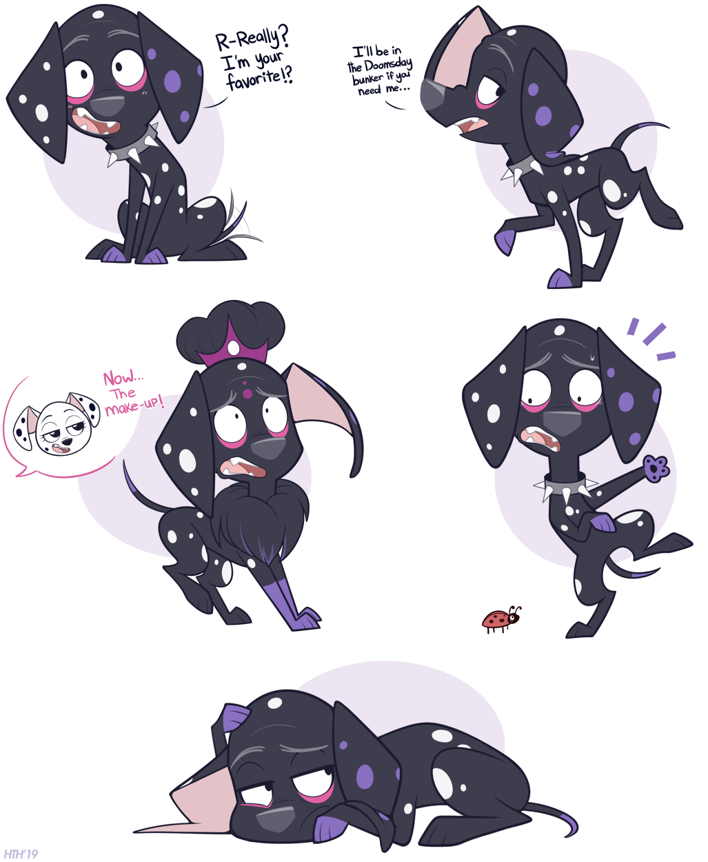 Dante Page dalmatians cartoon, Dog animation, Dalmatian