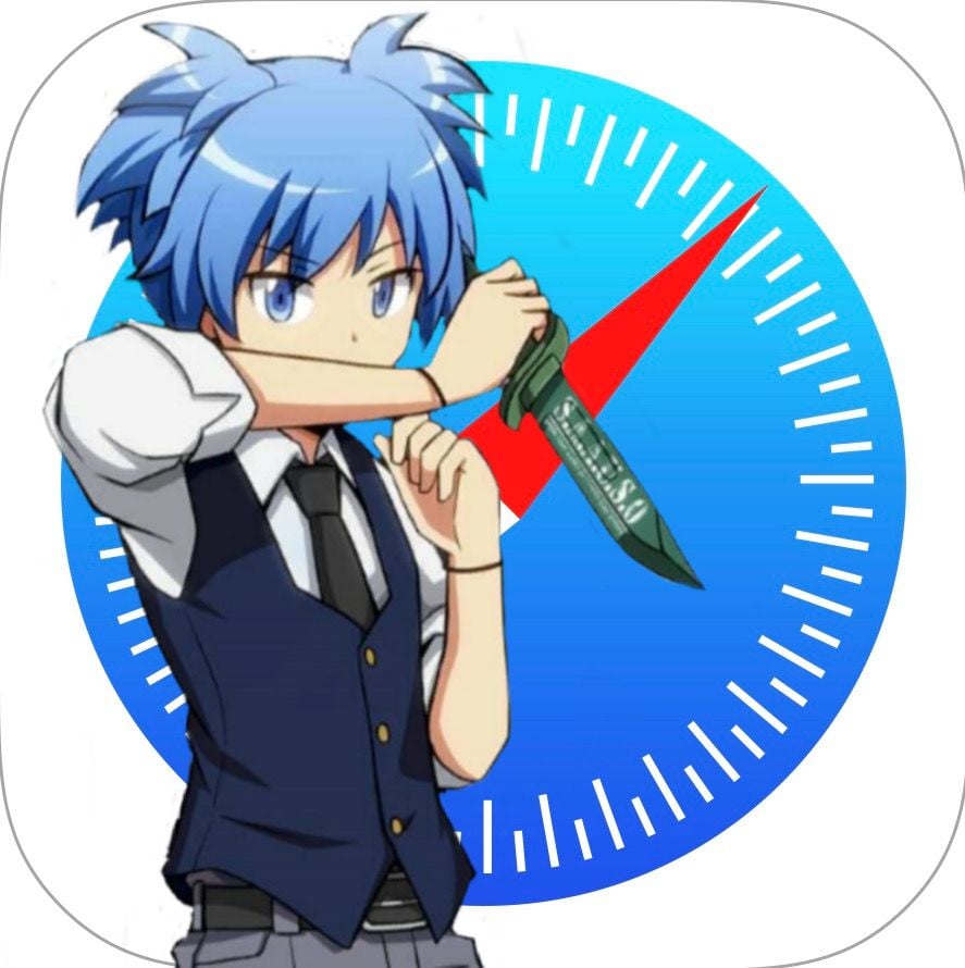Nagisa Shiota App Icon. Animated icons, App icon, Anime snapchat