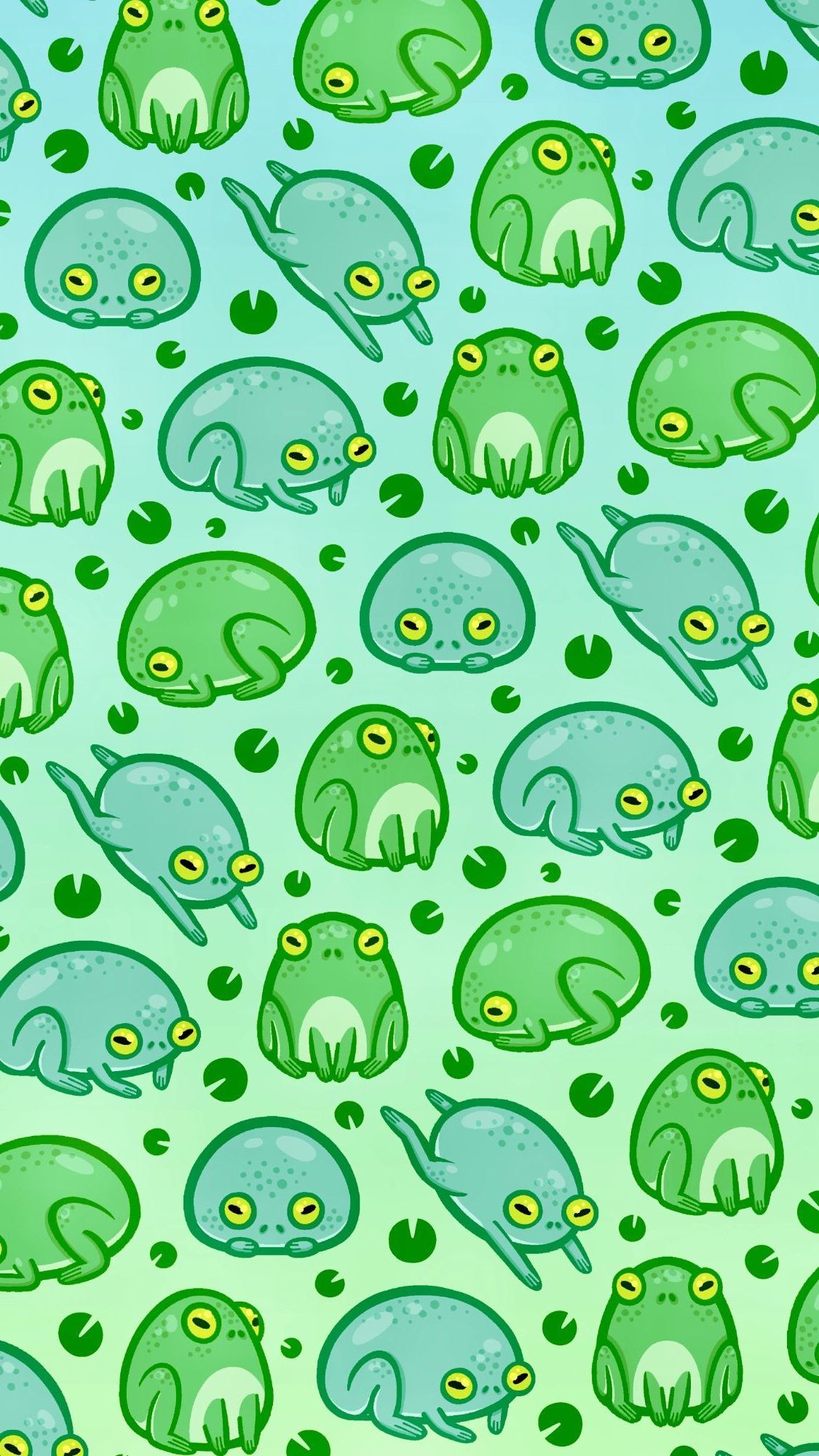 cute frog wallpaper Kids TShirtundefined by Cameron Carter  Redbubble