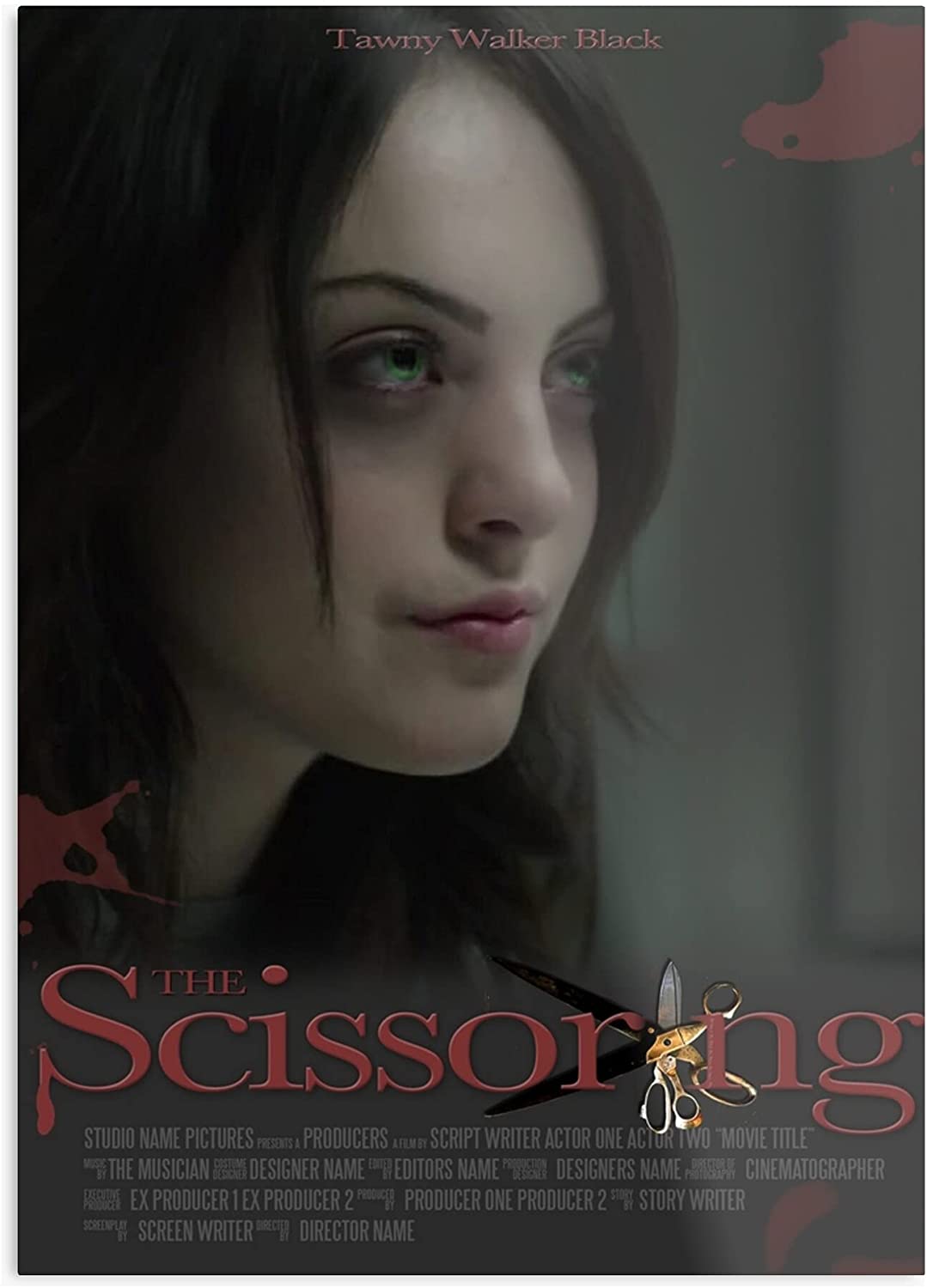 kineticards Gillies The Horror Jade Sam Elizabeth West Cat Scissoring Victorious and Liz. Home Decor Wall Art Print Poster: Posters & Prints