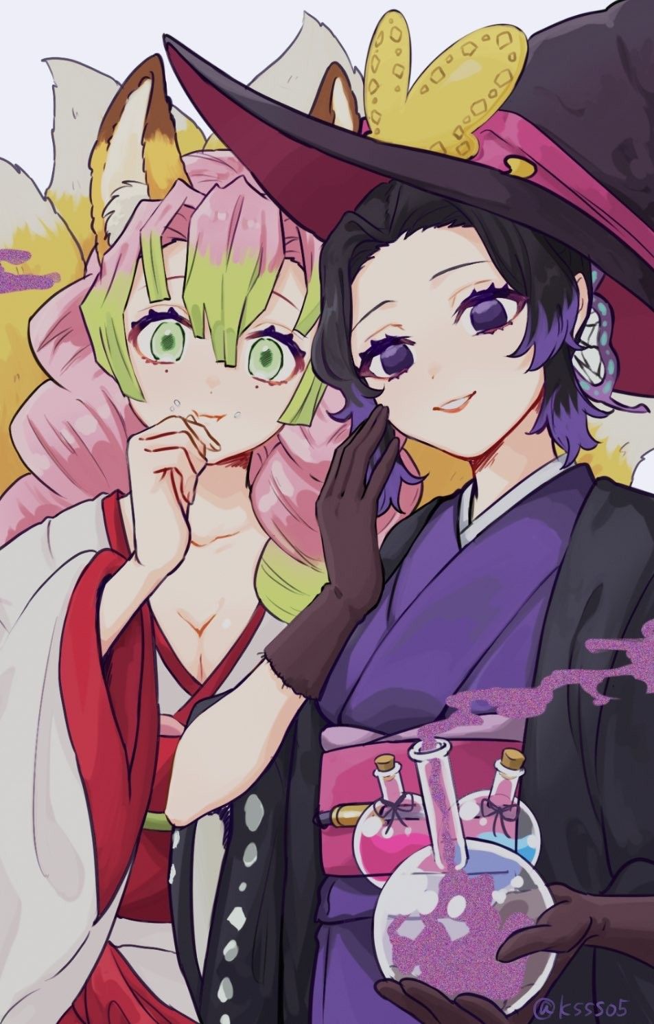 Shinobu & Mitsuri. Anime demon, Anime best friends, Slayer anime