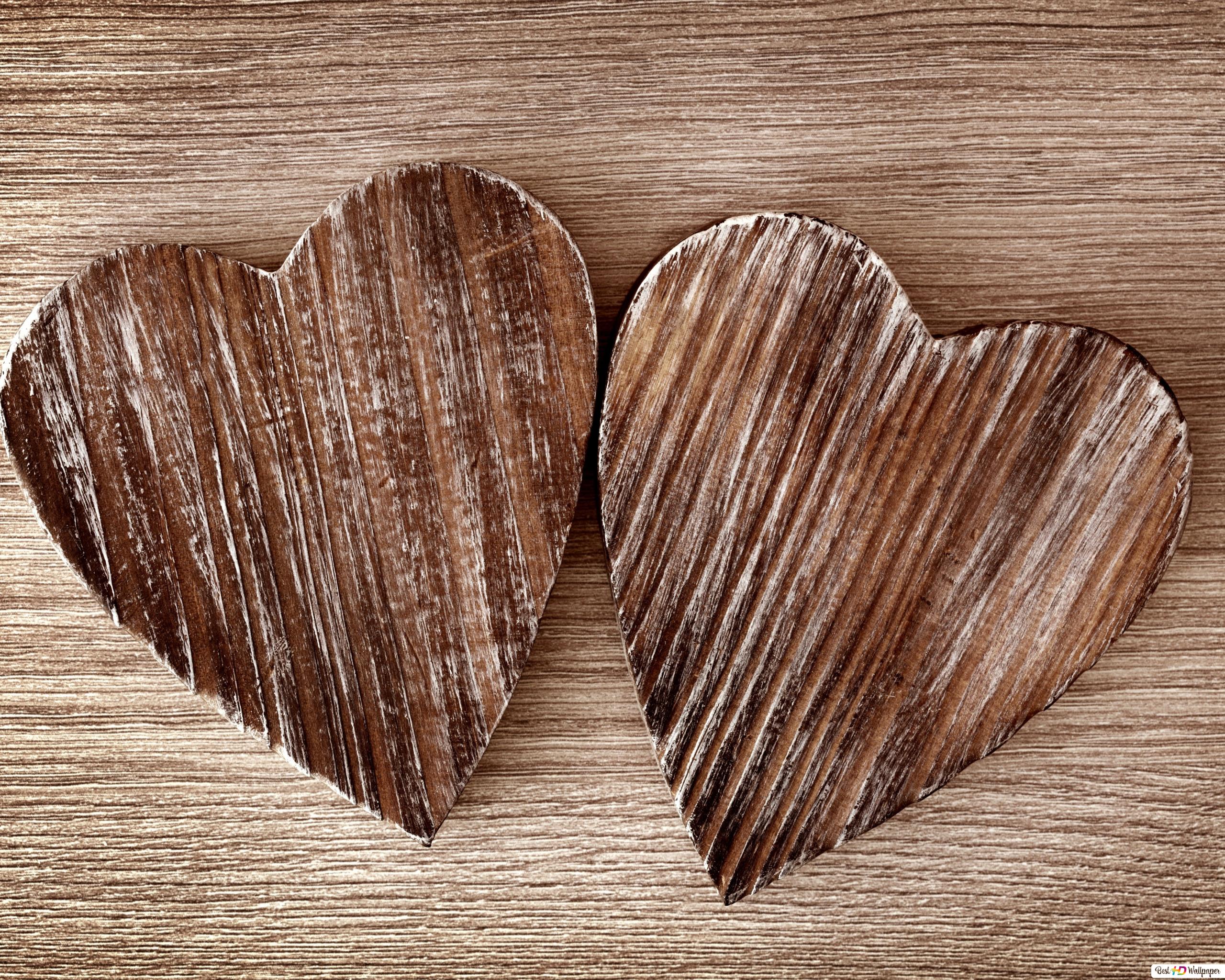 Valentine's day heart pairs decoration HD wallpaper download's Day wallpaper