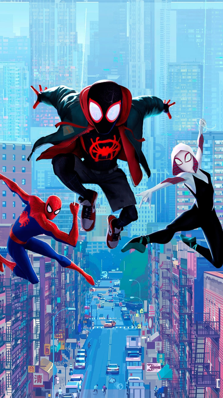 Download Movie, Fan Art, Spider Man: Into The Spider Verse 750x1334 Wallpaper, Iphone 7, Iphone 8, 750x1334 HD Image, Background, 19665