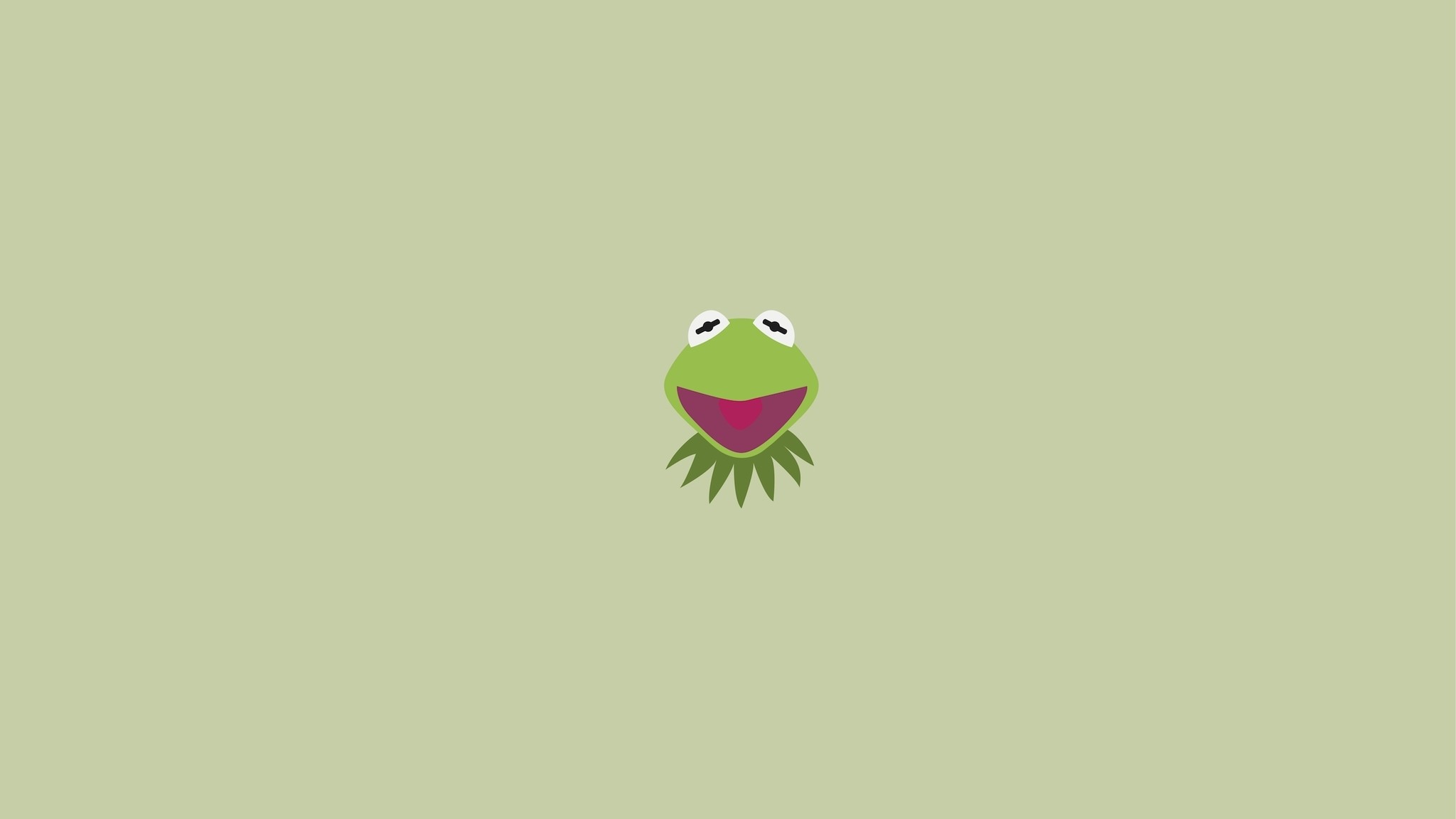 Description: Download Minimalistic Kermit The Frog Artwork 2 Wallpaper Desktop Background In HD & Widescreen Resolution