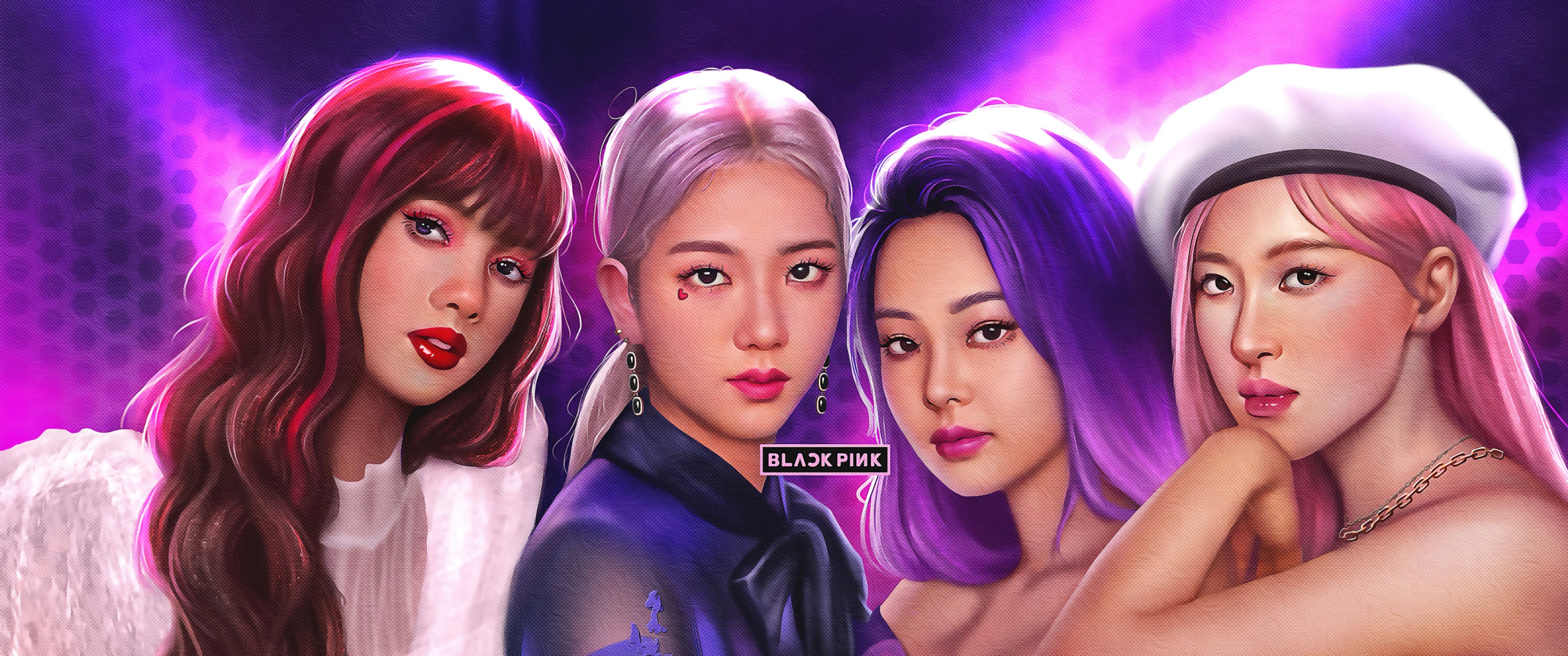 Lisa Wallpaper 4K, Jisoo, Jennie, Rose, Music