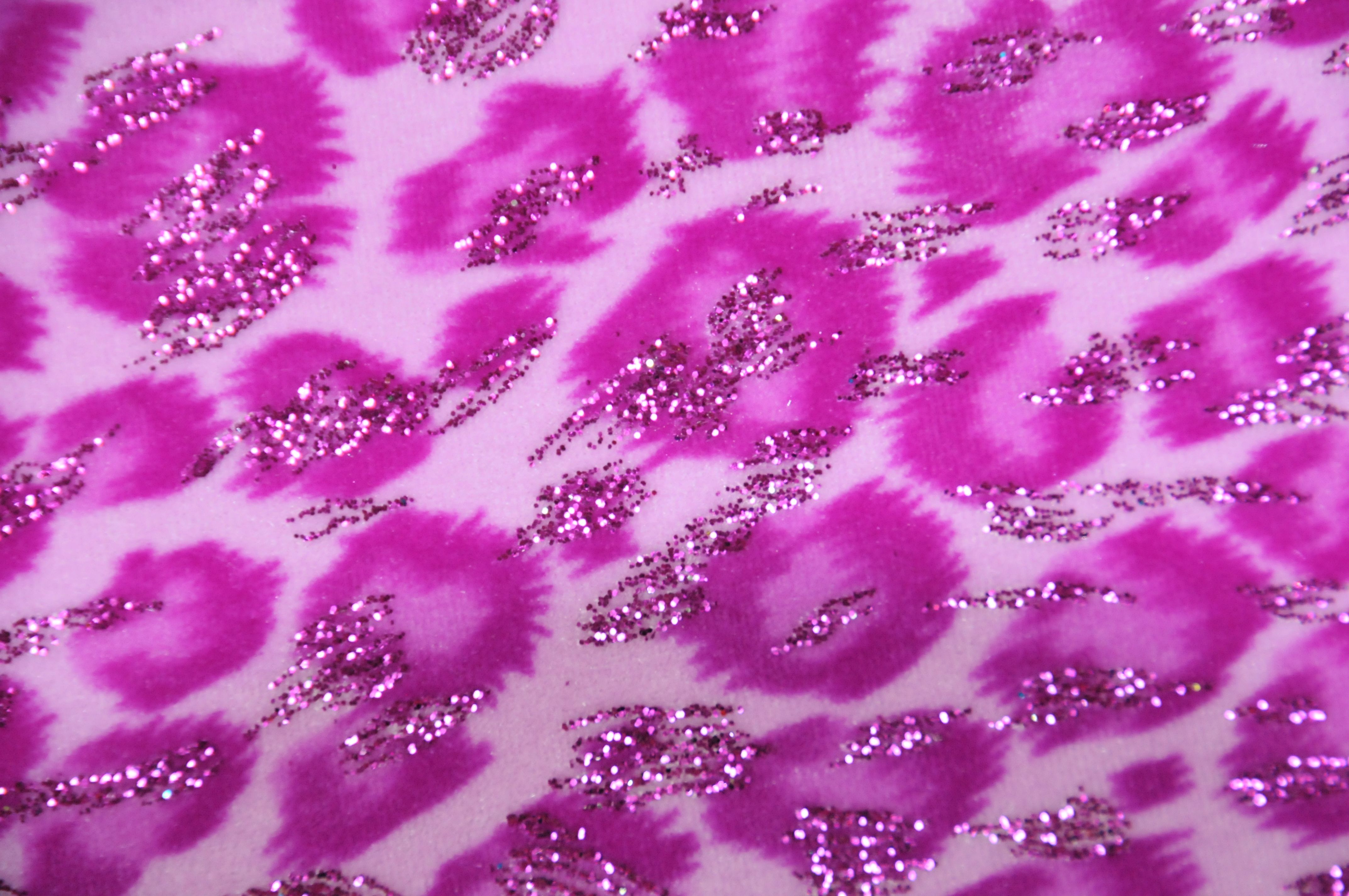 Sparkly Pink Cheetah Print