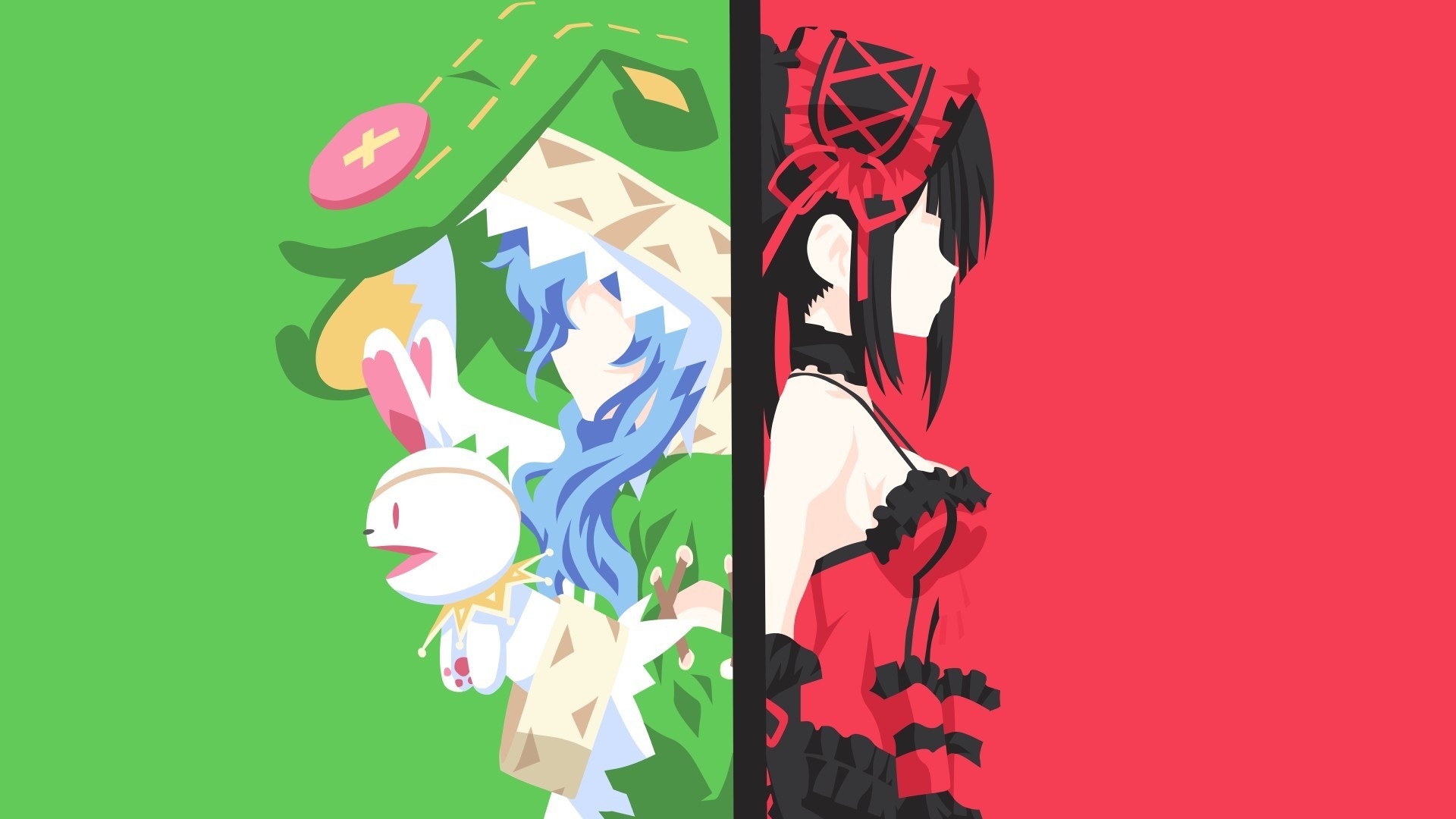 Yoshino, kurumi tokisaki, date a live, anime girls wallpaper, HD image, picture, background, 92a60c